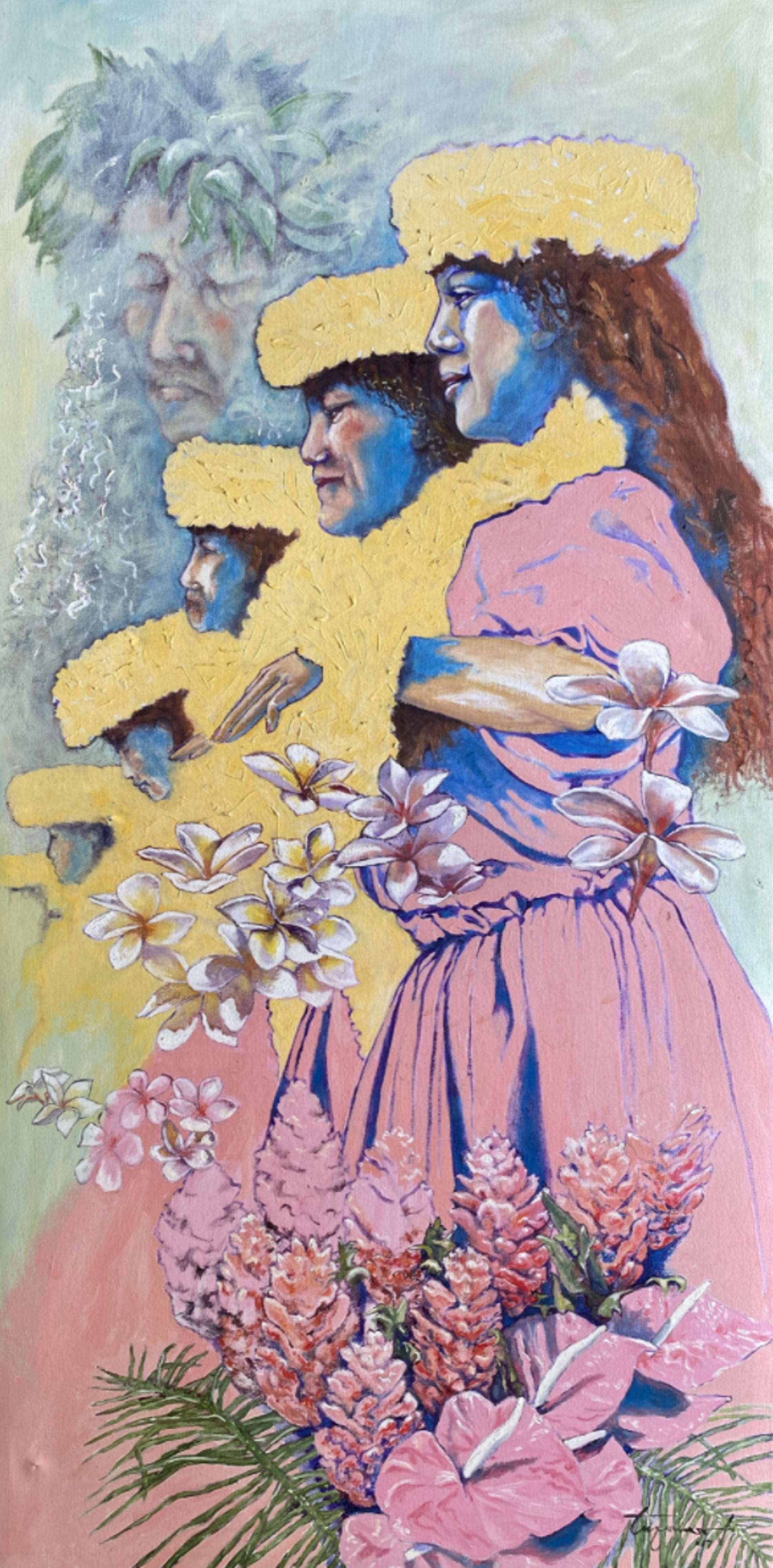 Lei I Ka Mamo Hulu Melemele (Lei Of Yellow, Mamo Flowers) by Hank Taufaasau