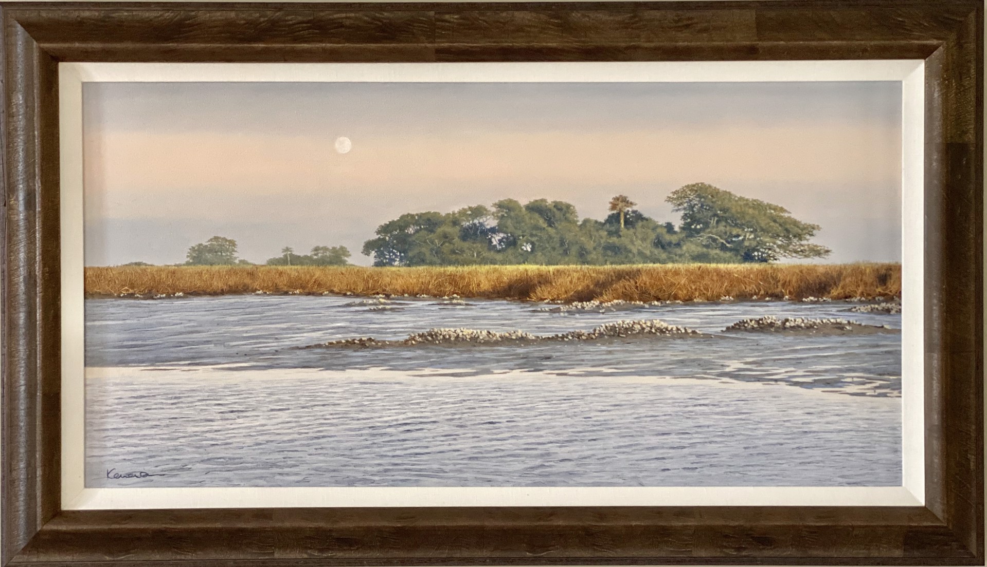 The Moon is in the Marshes by Simon Kenevan