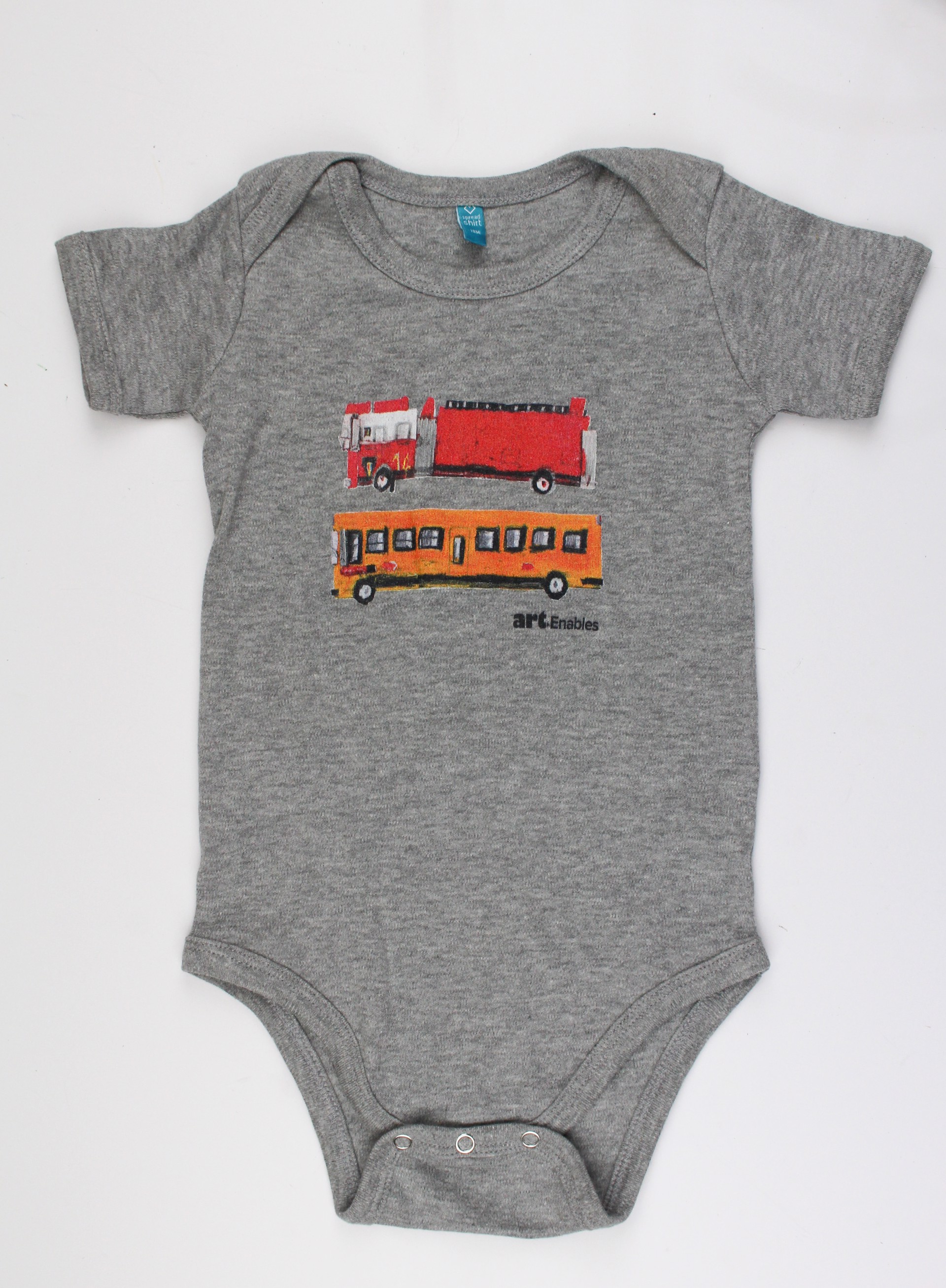 Unisex Baby Onesie - Michael Haynes, 18 months, 2020 by Art Enables Merchandise