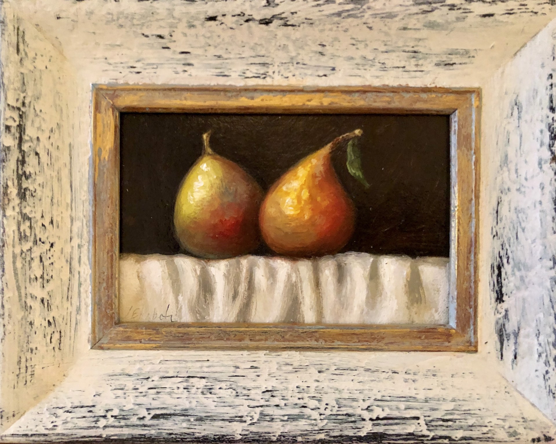 Still life with Forelle Pears by Carolina Elizabeth