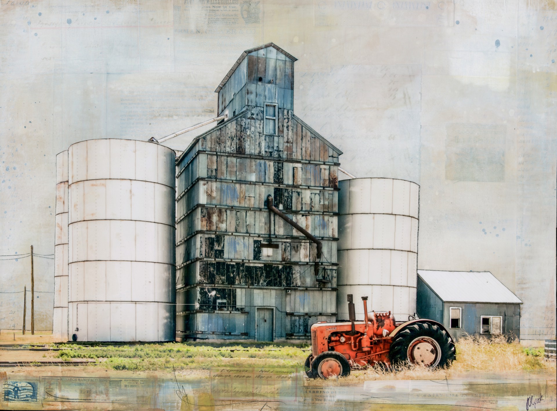 Tractor and Grain II by JC Spock
