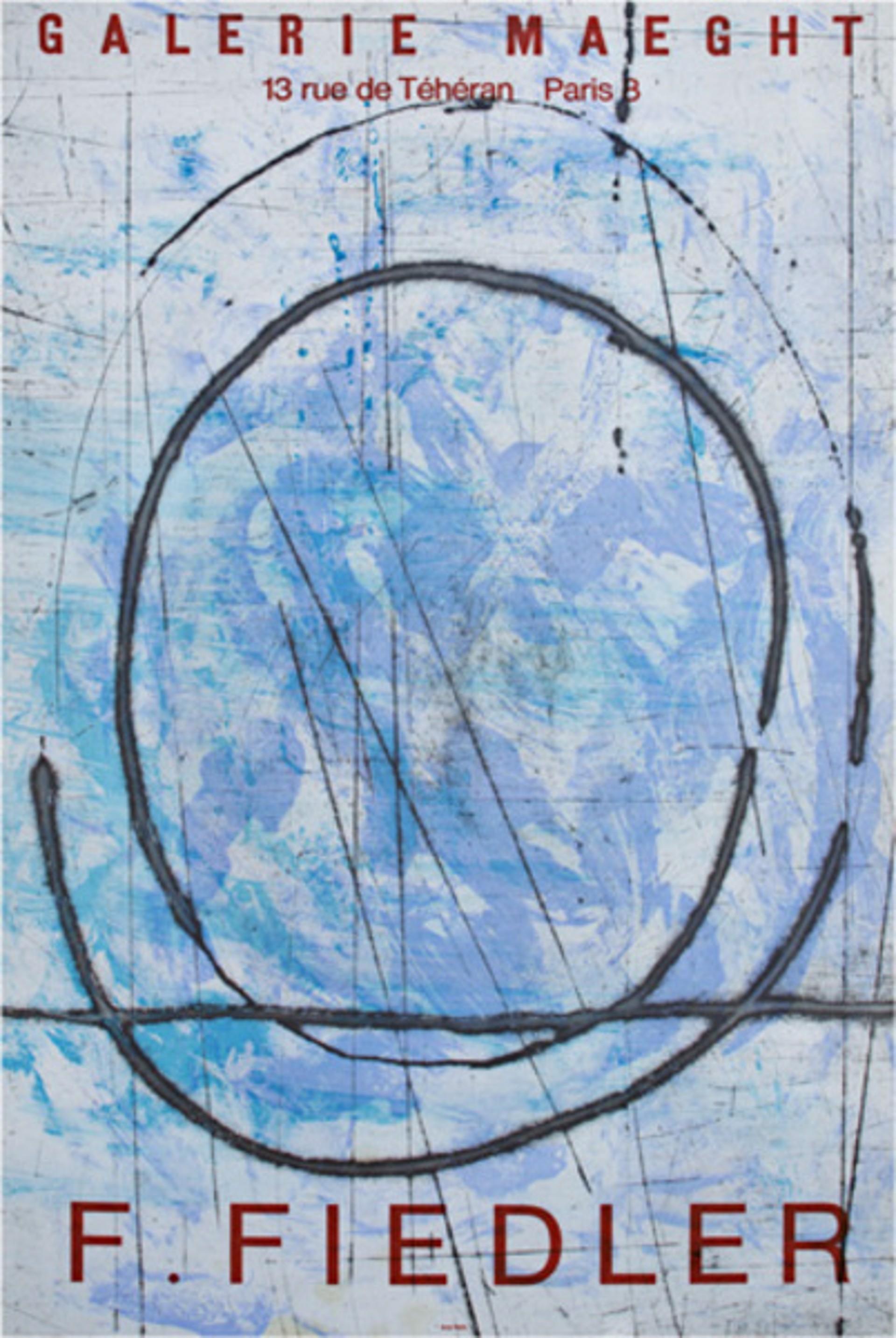 Abstract Composition in Blue by Francois Fiedler