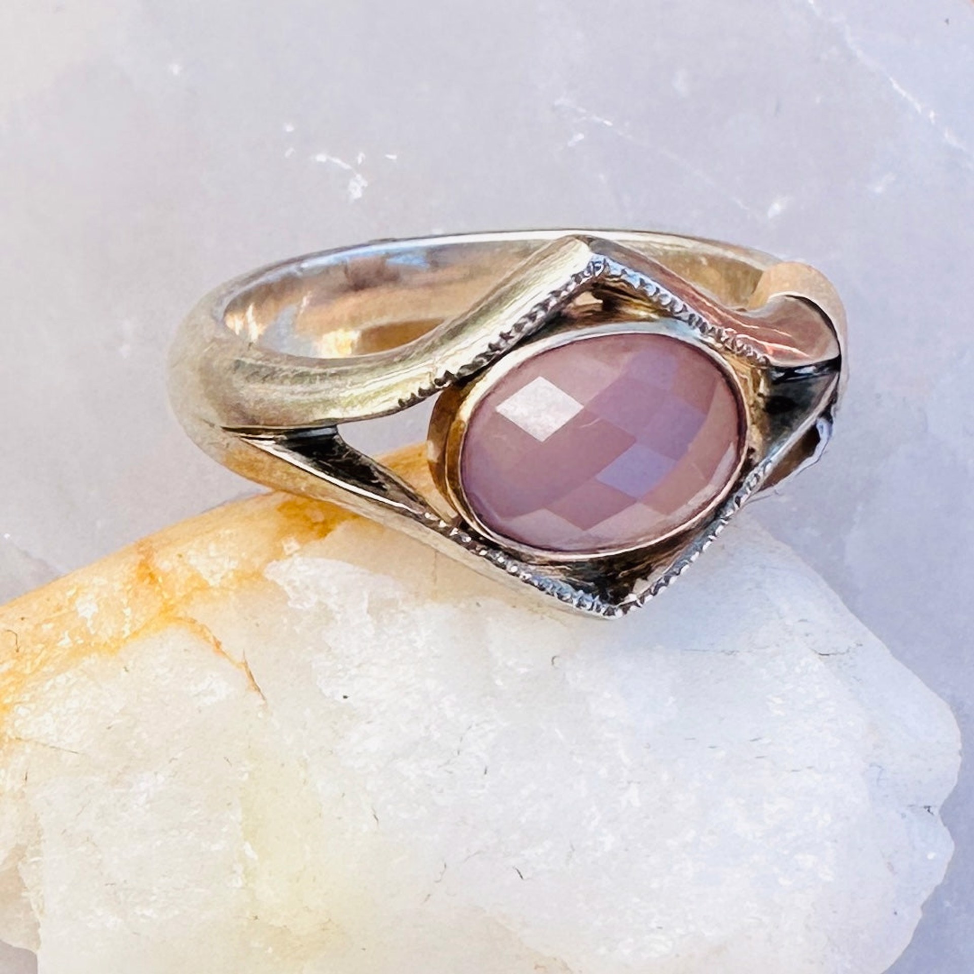 Purple Chalcedony Ring by Clementine & Co. Jewelry