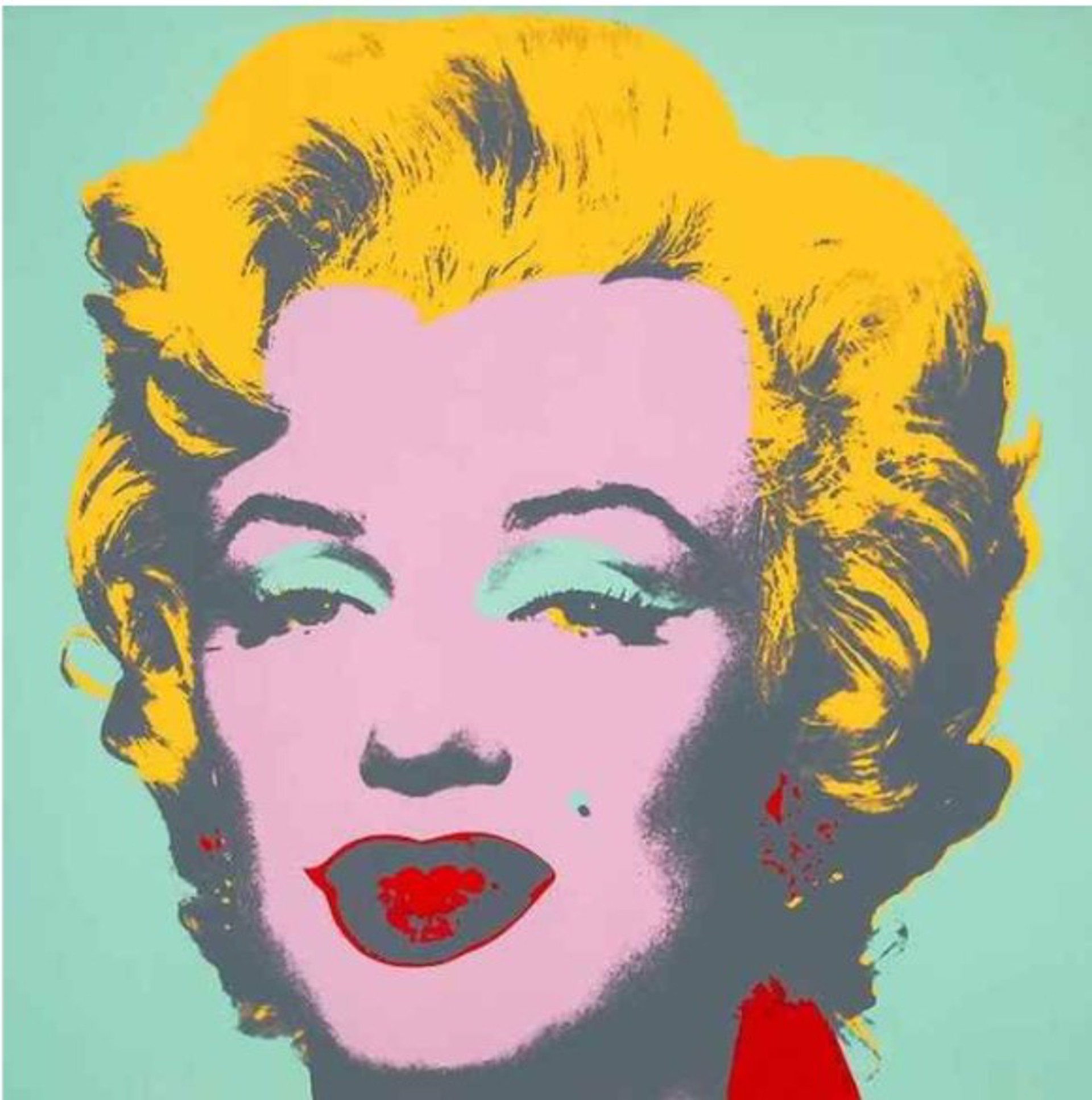 Green and Pink Marilyn 11.23 From the Sunday B. Morning Edition by Andy Warhol (1928 - 1987)