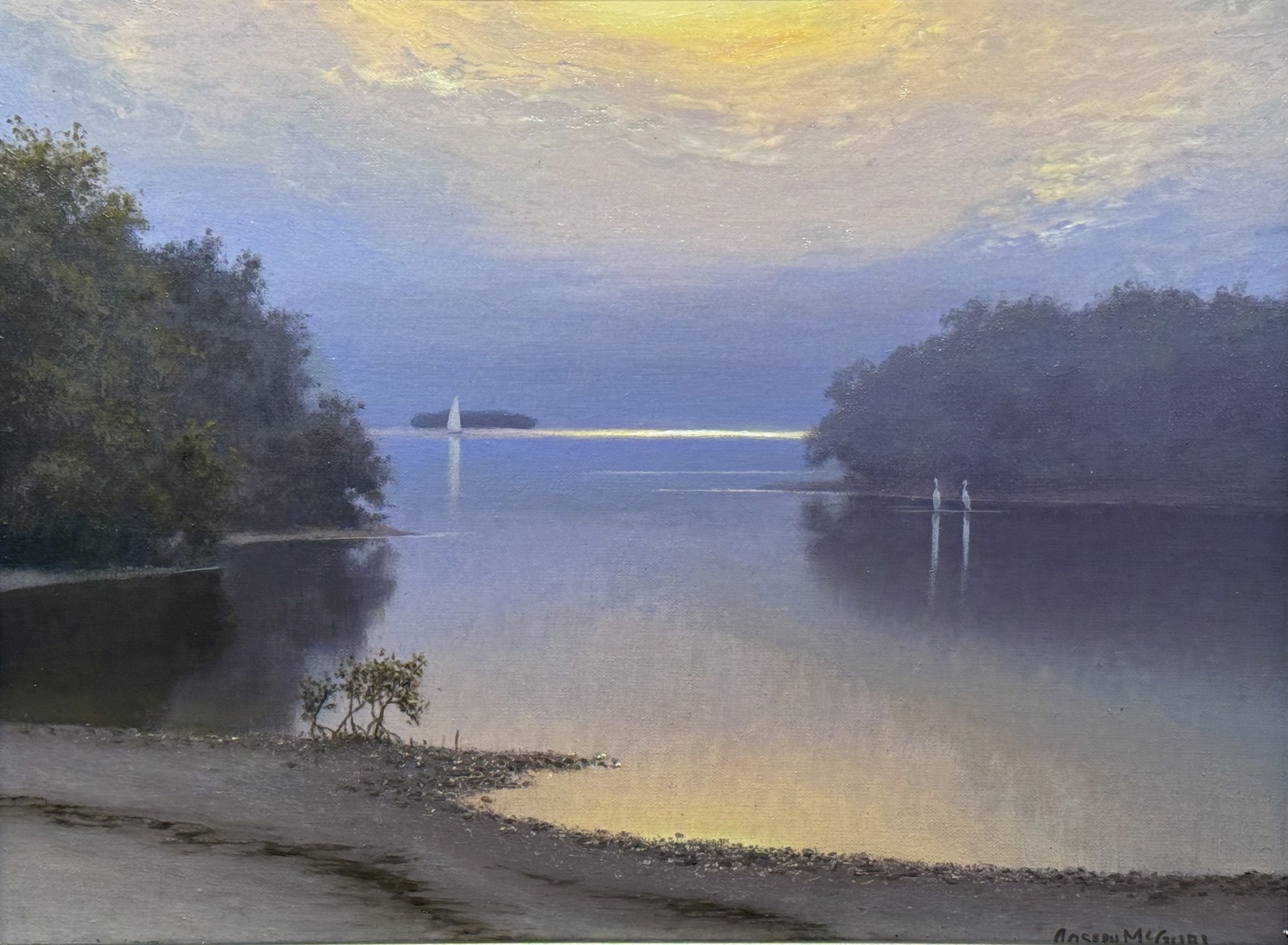 Soft Light in the Cove by Joseph McGurl