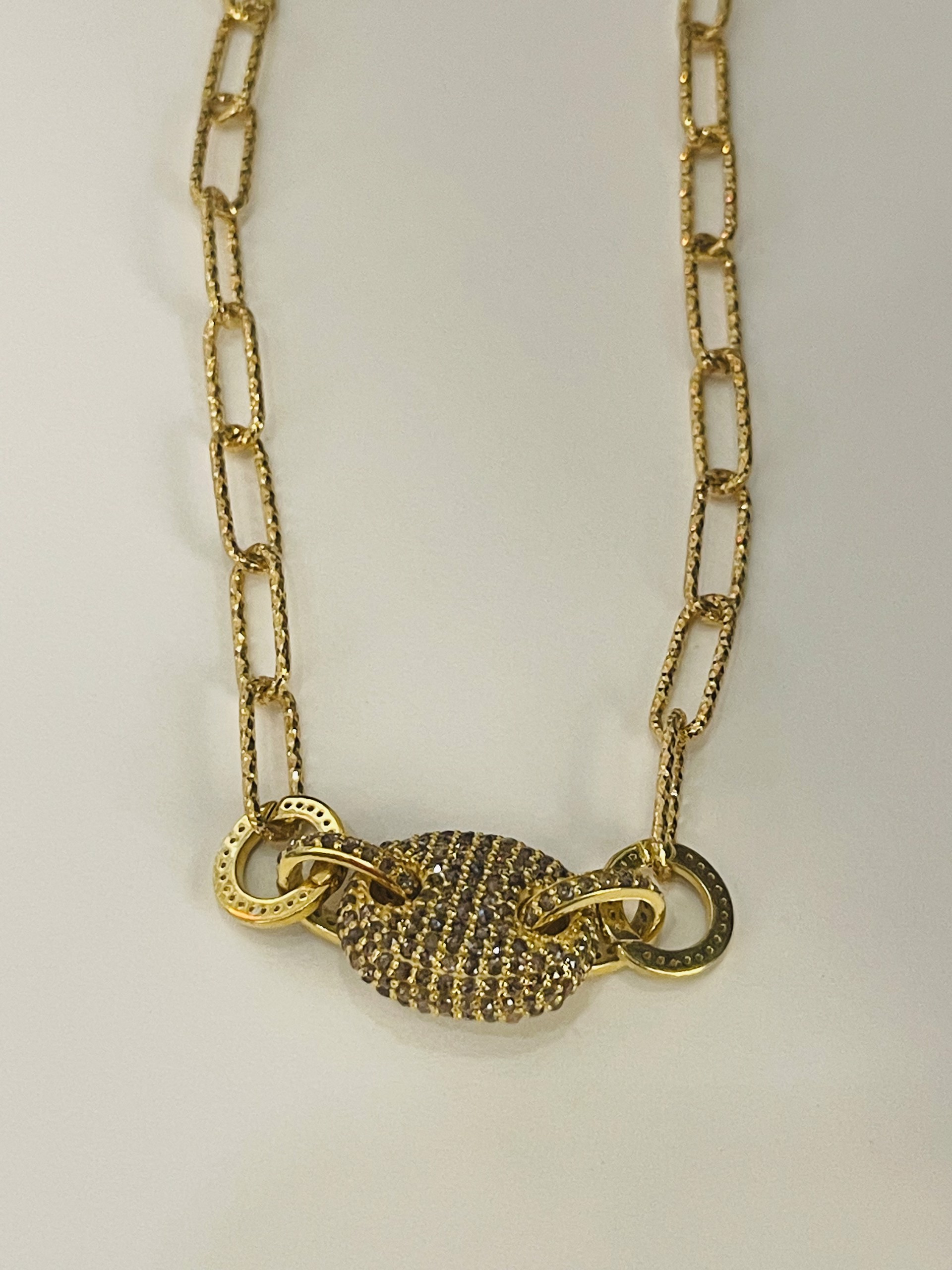 Pave Black Diamond Pendant Necklace by Karen Birchmier