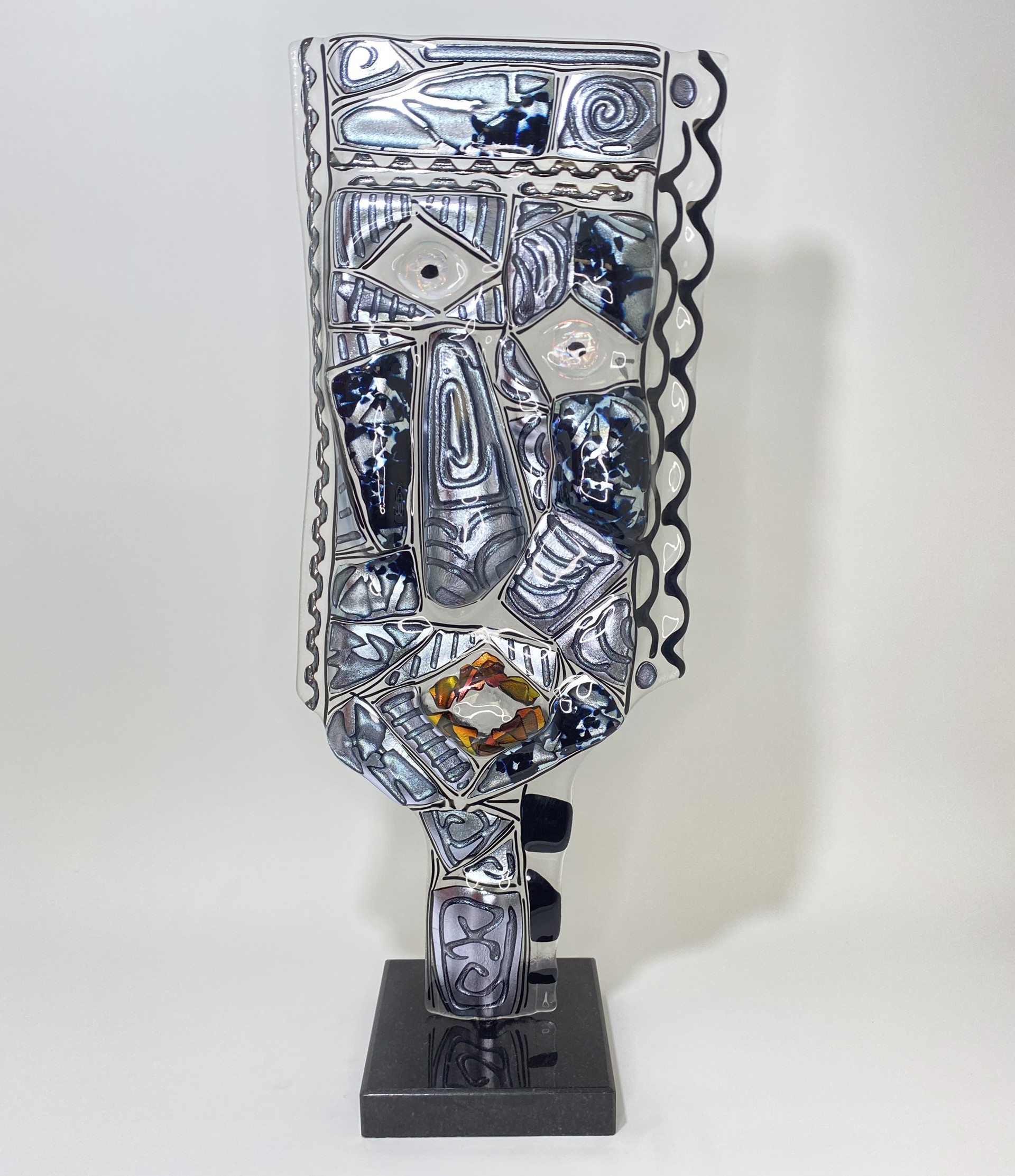 Silver Mask 7 by Martin Halvorson
