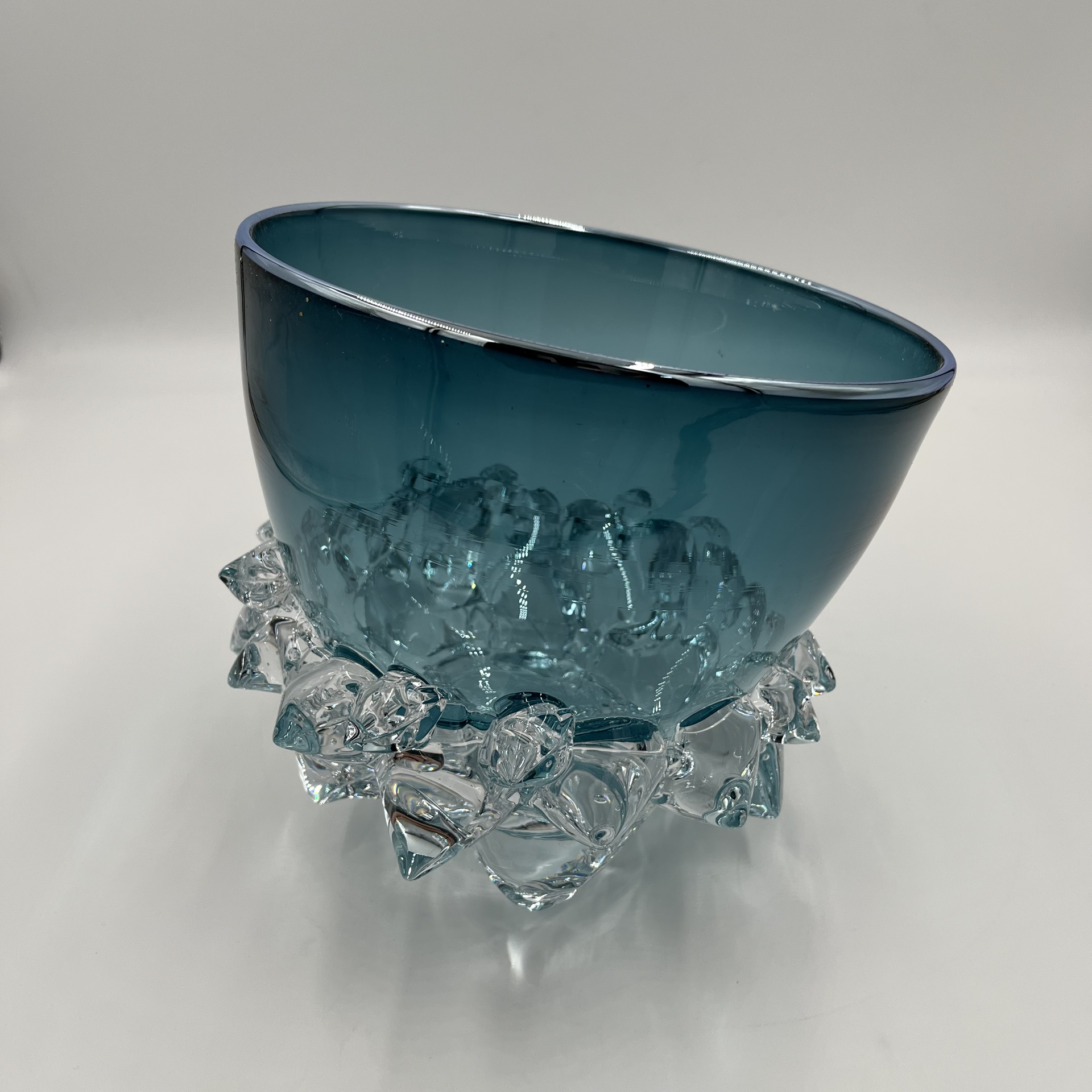 Steel Blue Thorn Vessel by Andrew Madvin
