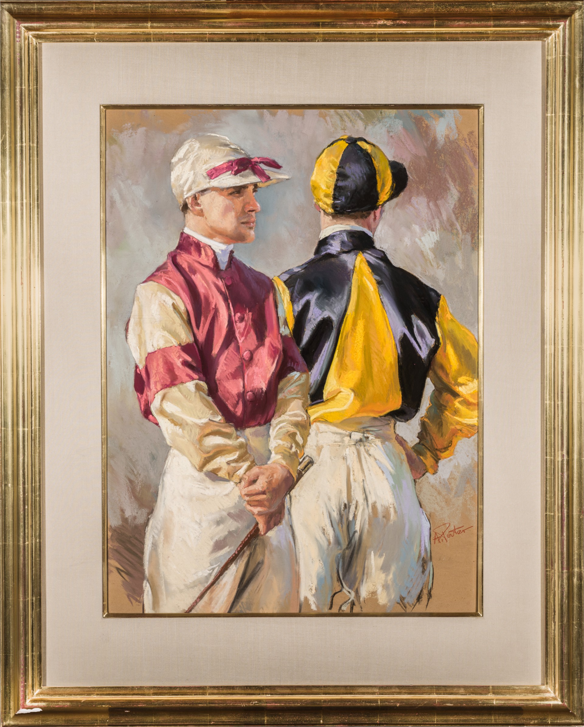 TWO JOCKEYS by Andre Pater