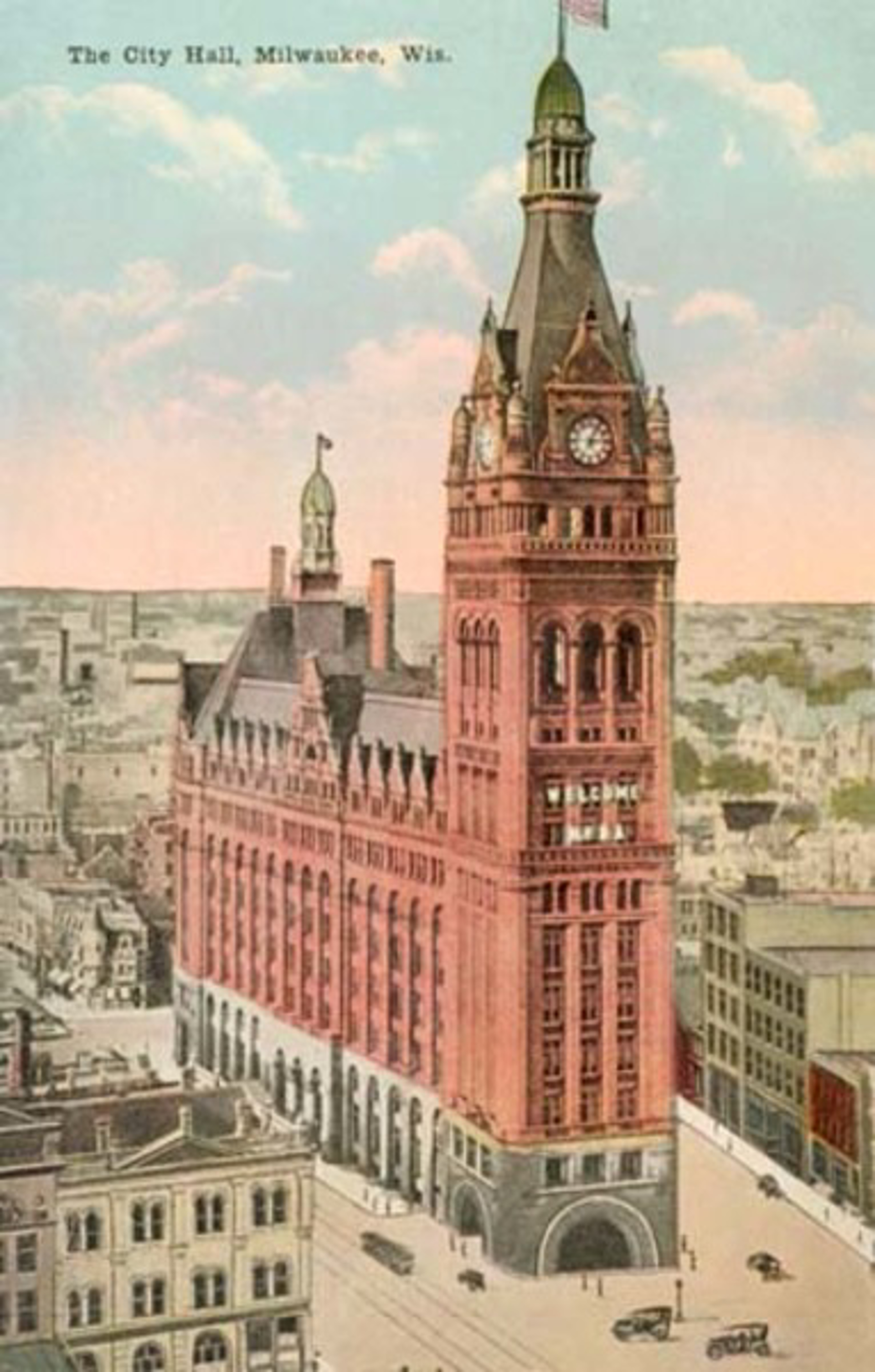 The City Hall, Milwaukee, Wis. by Unknown