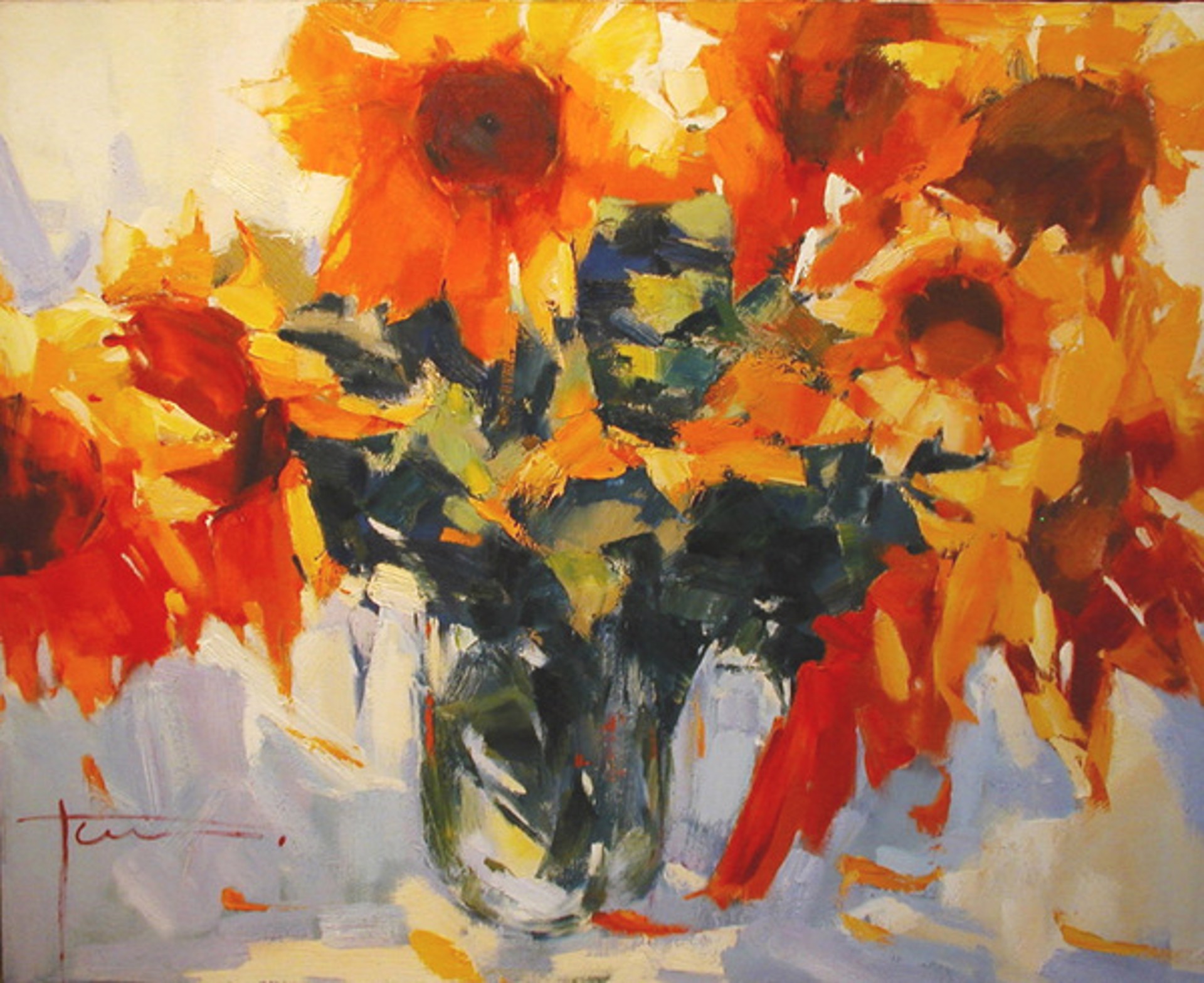 Sunflowers by Yana Golubyatnikova