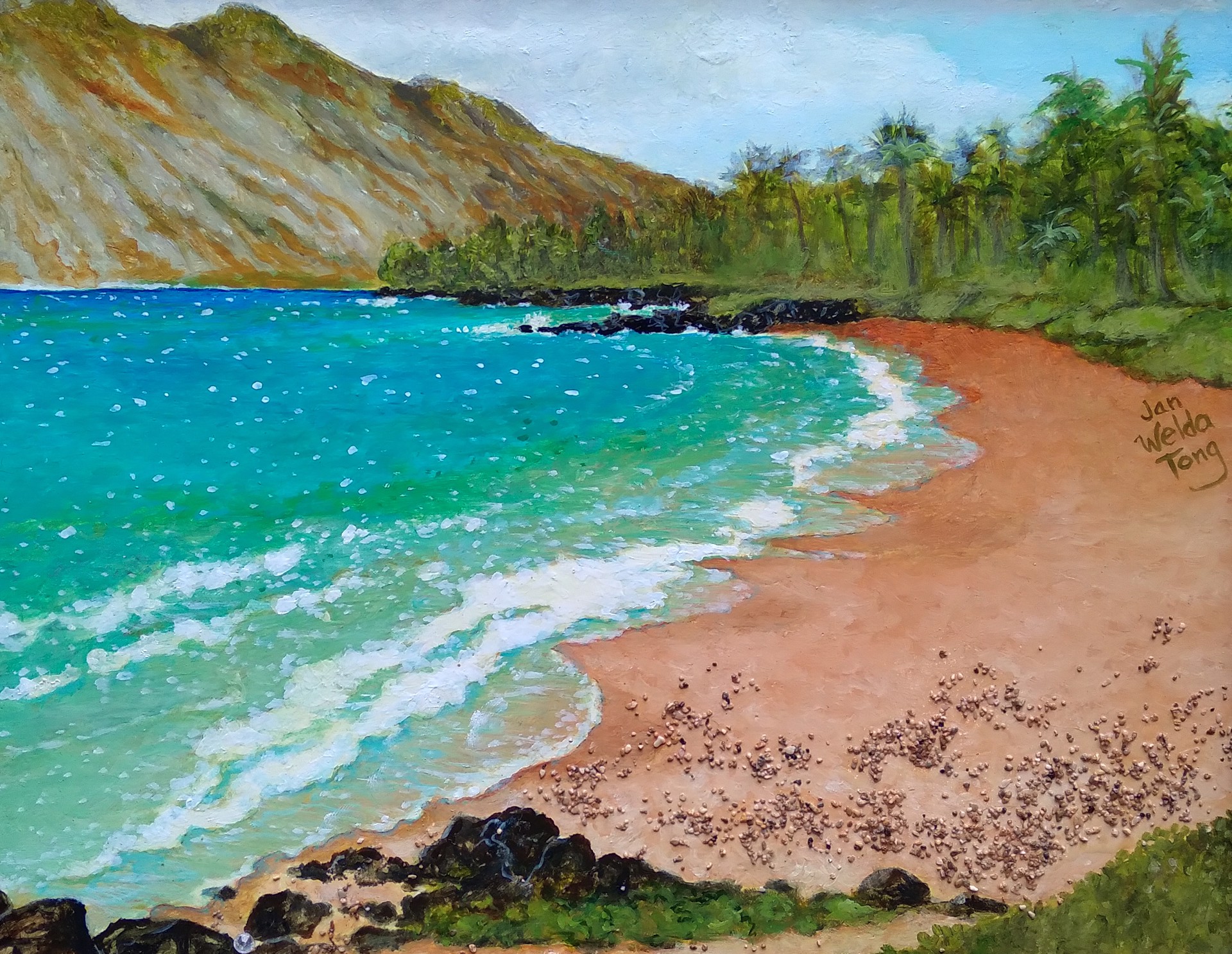 Kamaʻole Beach Park I by Jan Welda Tong