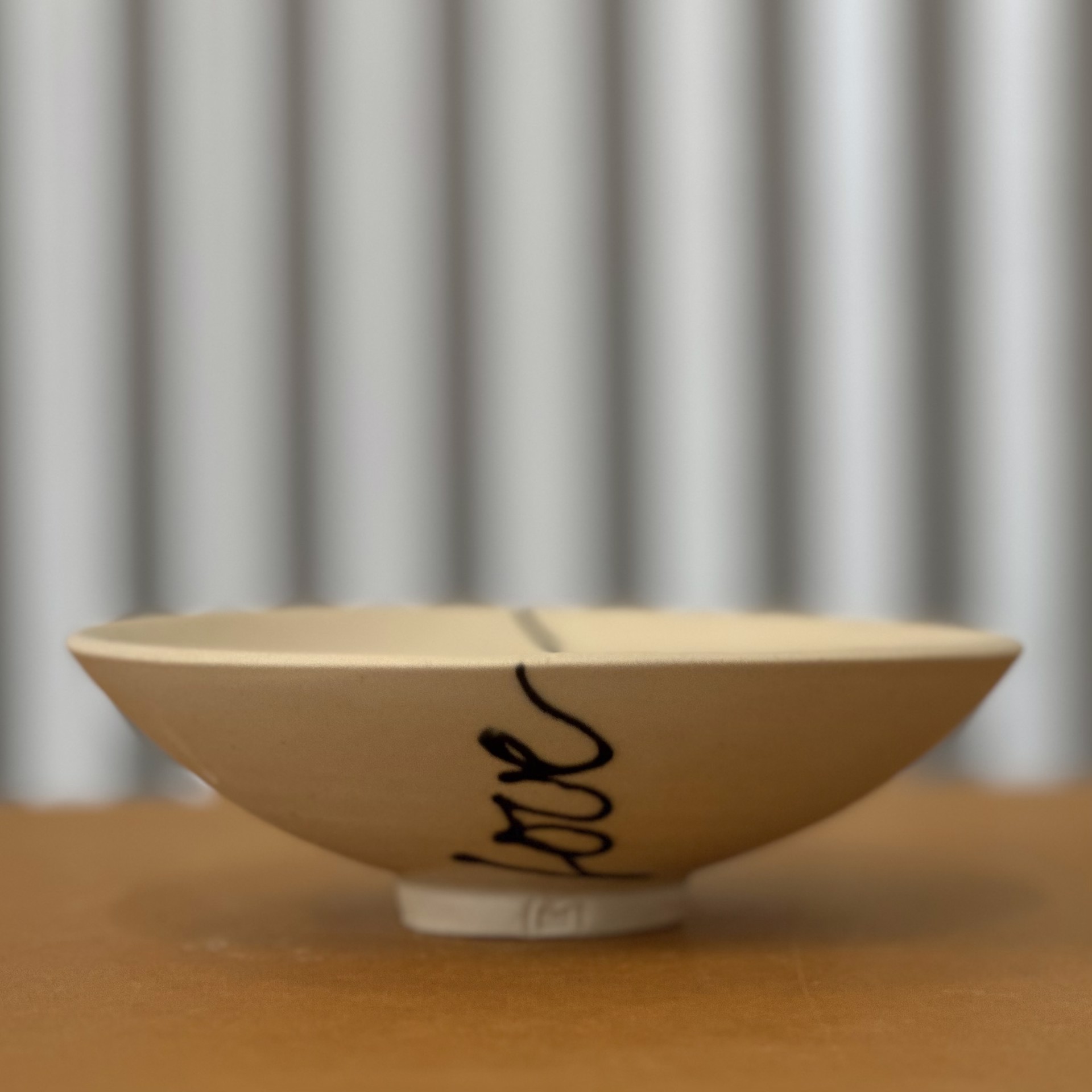 Calligraphy Bowl by Mary Roberts