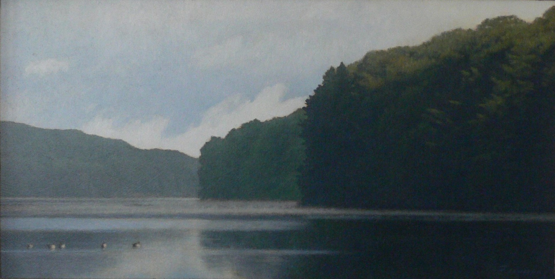 Clearing over the Reservoir by Peter Bergeron