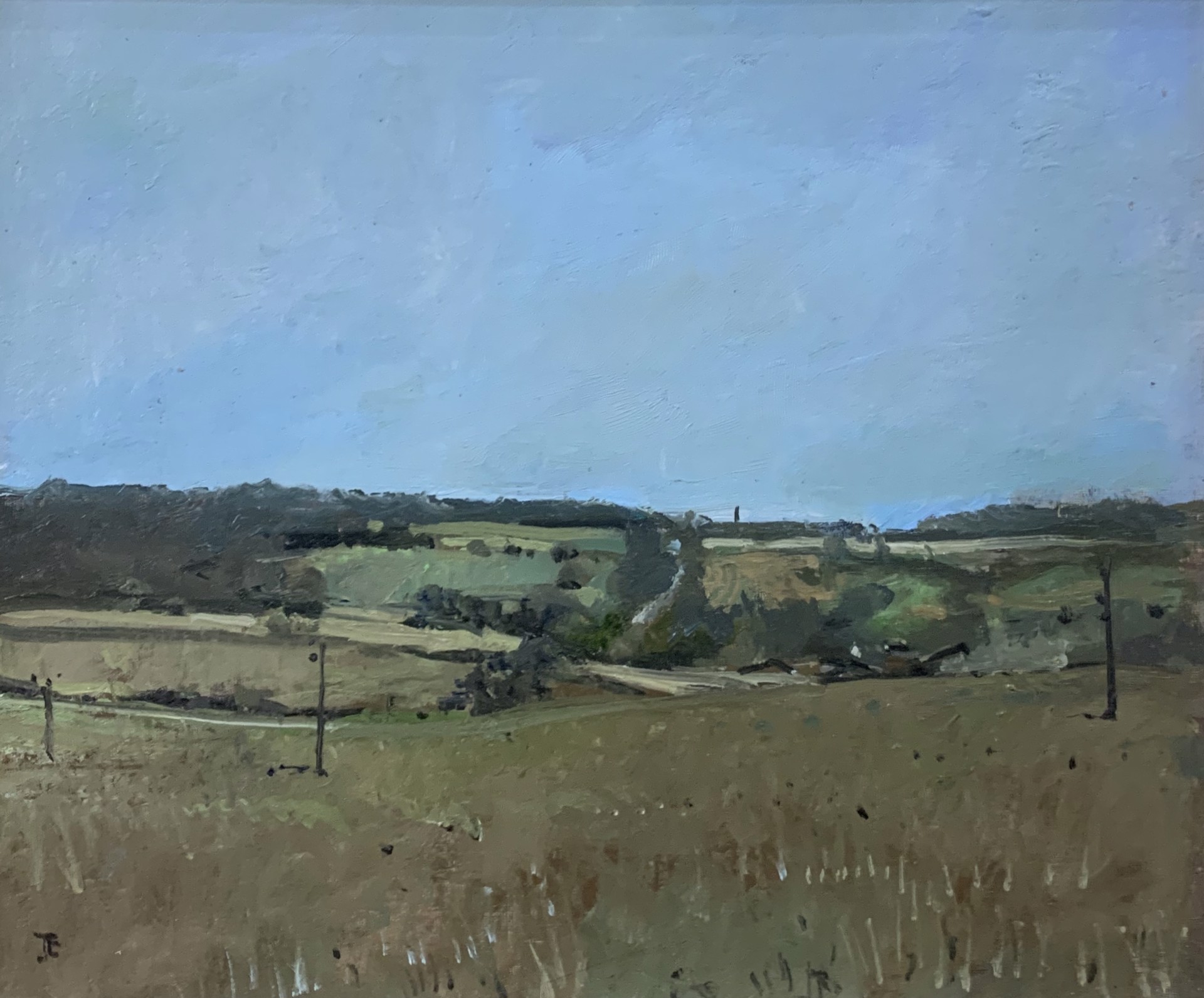 View to my Studio at Hurstbourne Tarrant by Thomas J. Coates