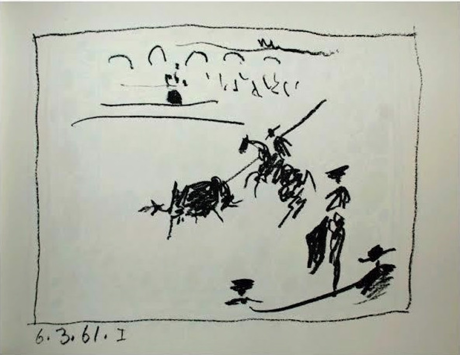 La Pique by Pablo Picasso
