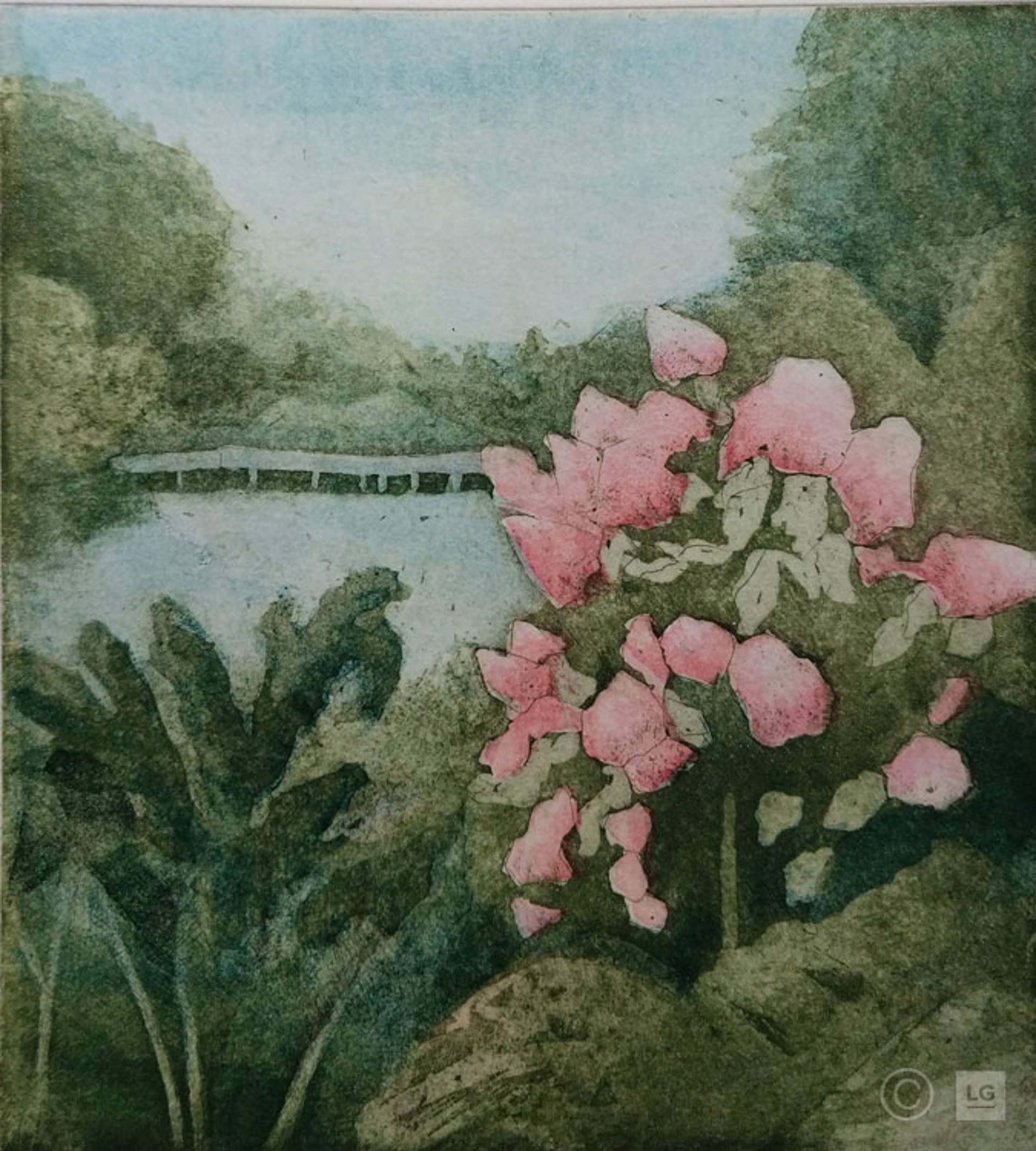 Japanese Garden II 1/13 by Jean Allemeier Boot