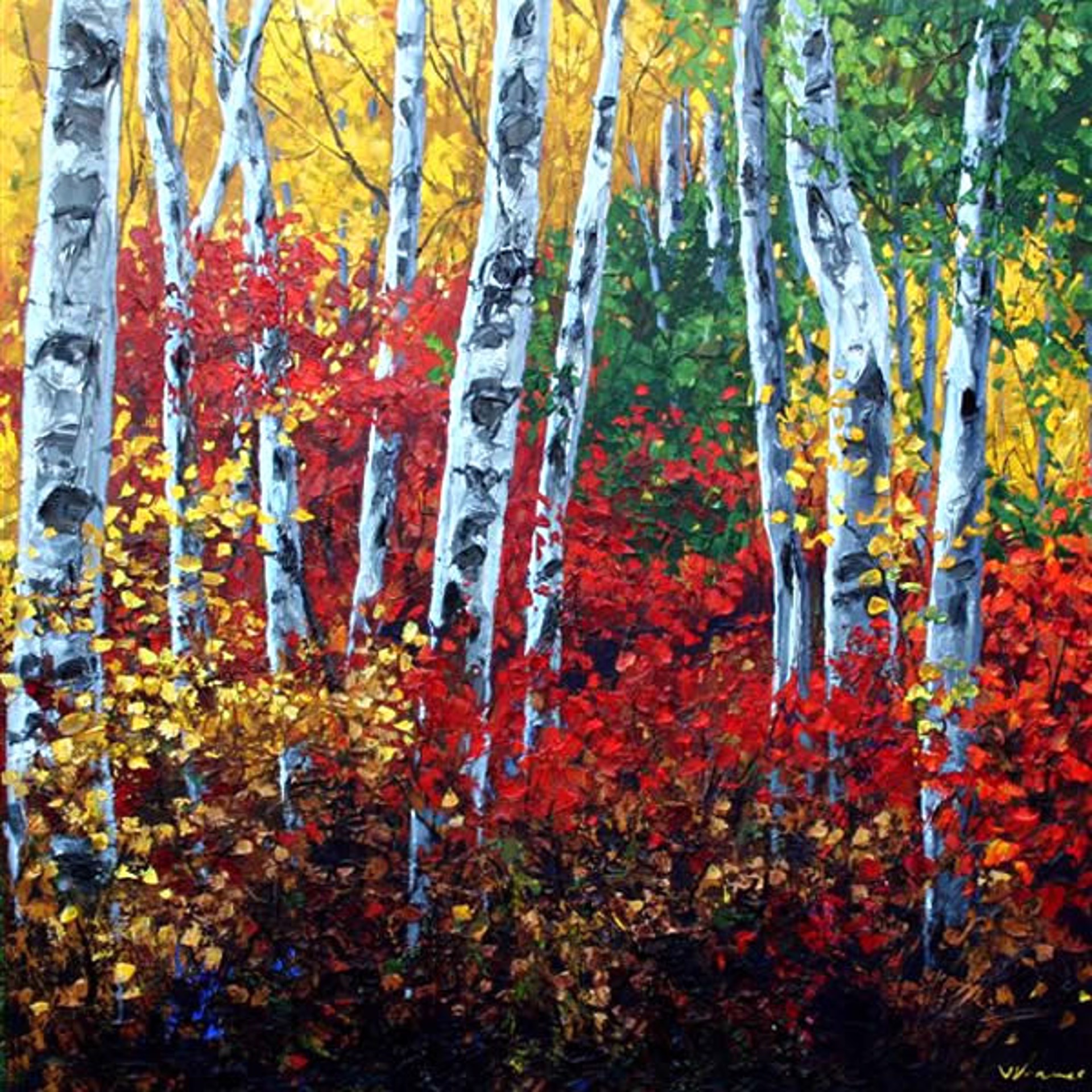 Autumn's Paintbrush (S/N) by Jennifer Vranes