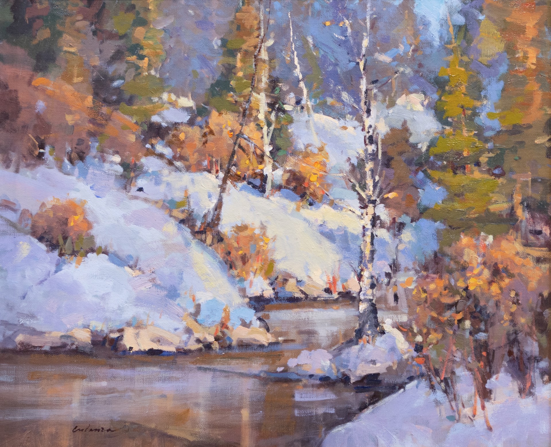 Winter Creek by Gene Costanza