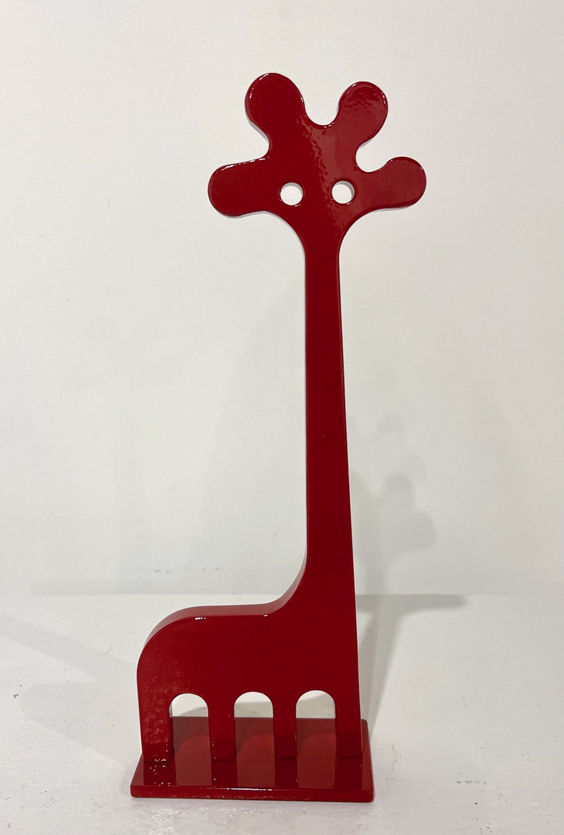 Red Giraffe by Jeffie Brewer