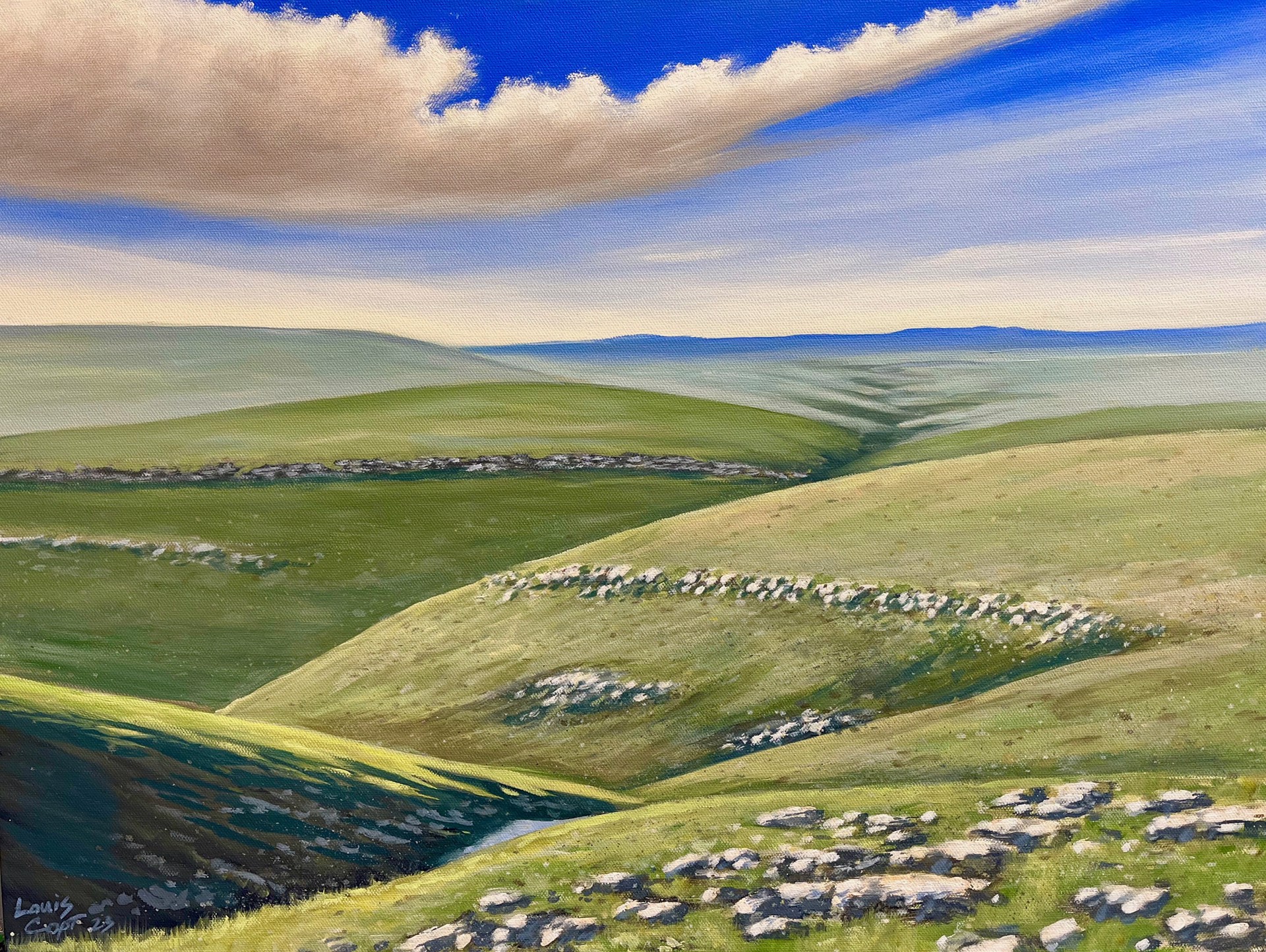 Shadows in the Flint Hills by Louis Copt