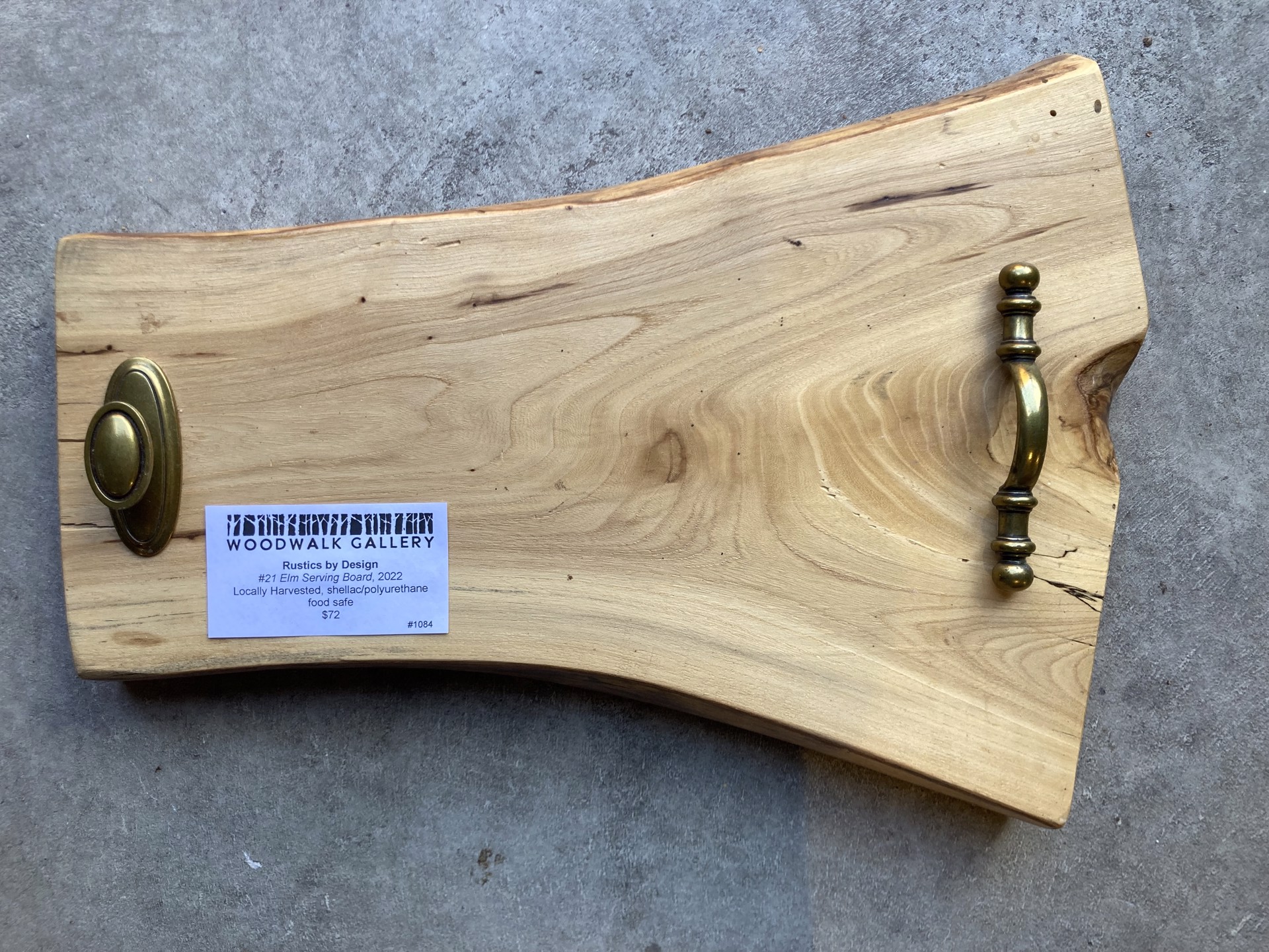 #21 Elm Serving Board by Rustics by Design