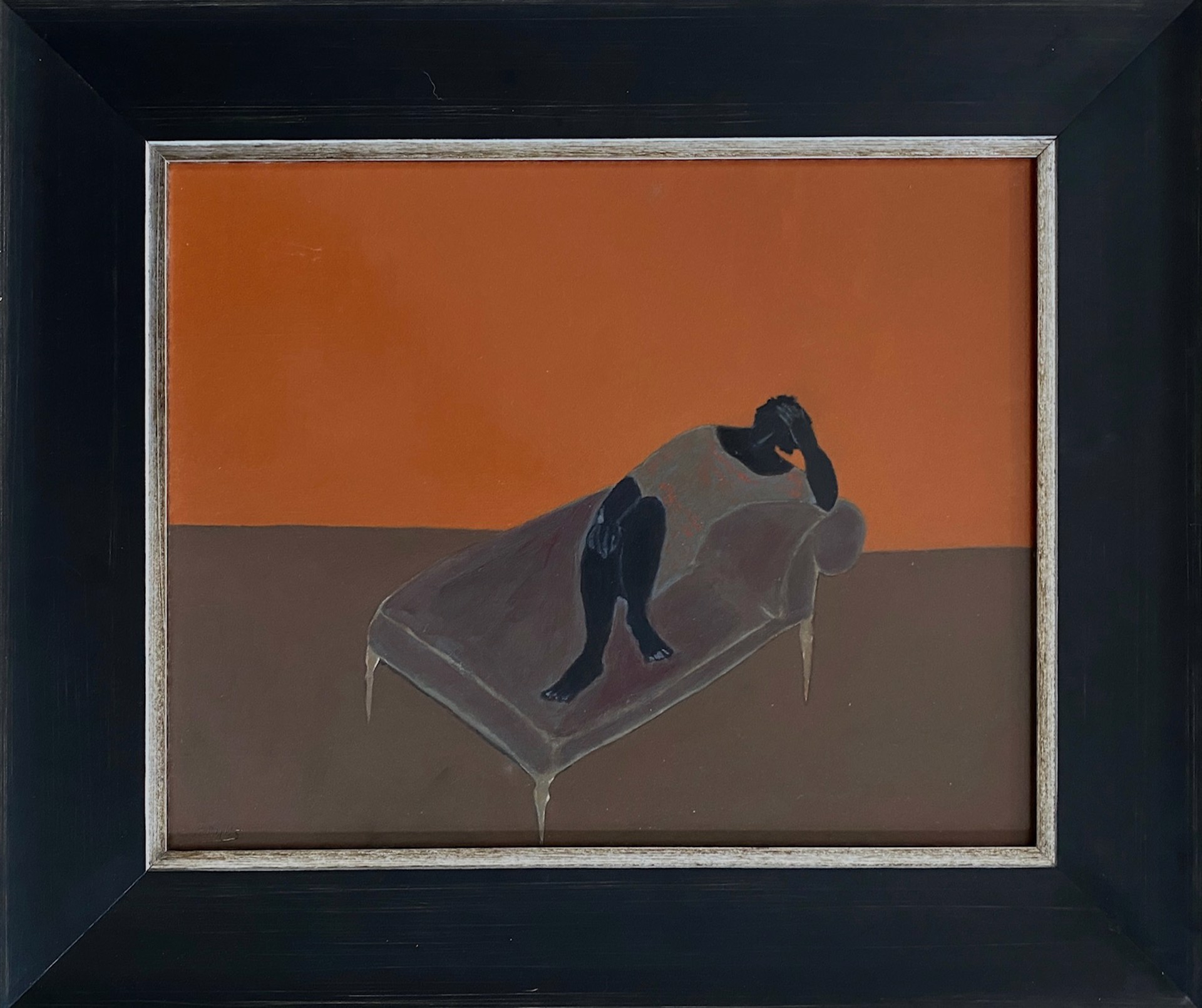 Chaise and Orange by Gigi Mills