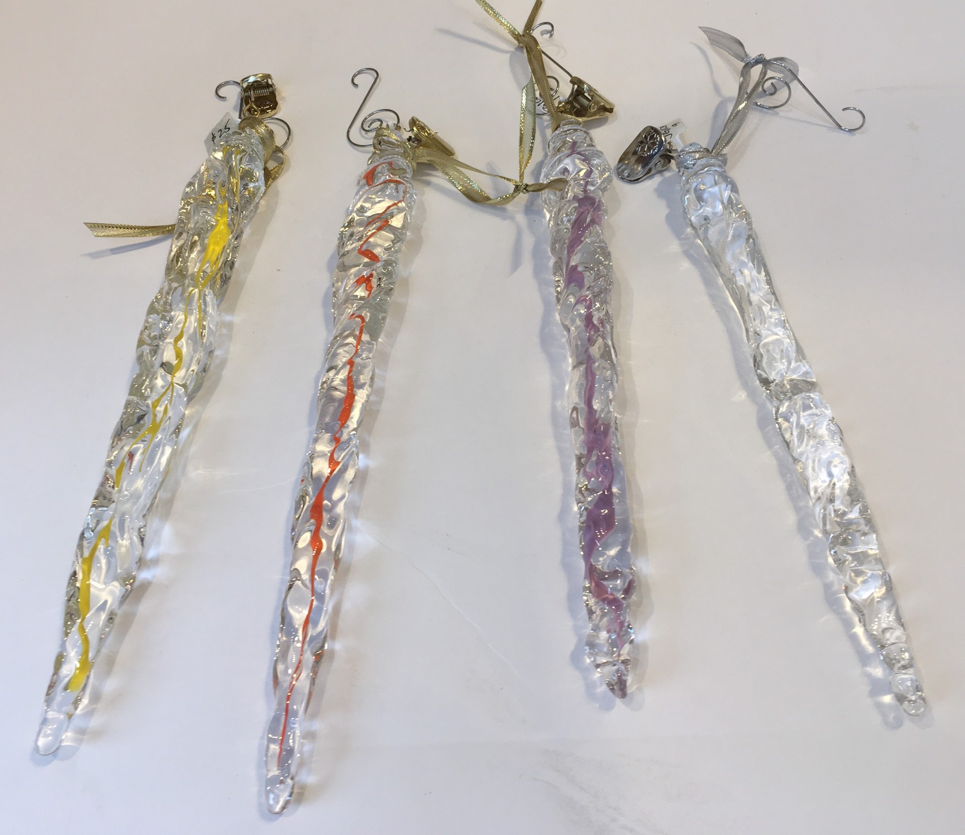 JG22 Icicle Ornaments~Various by John Glass