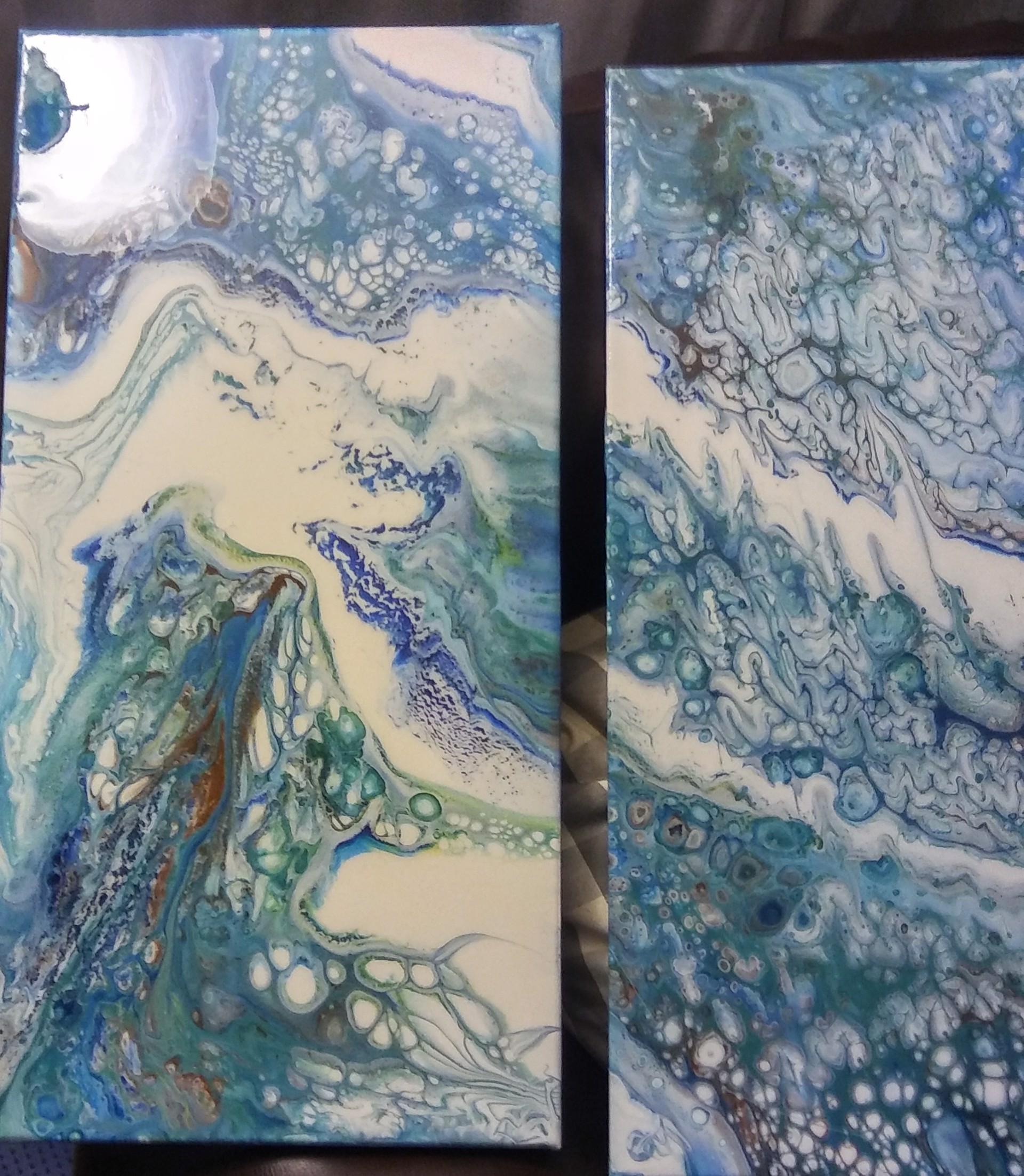 Ebb and Flow (2 Pieces) by June Hormel (Newberg, OR)