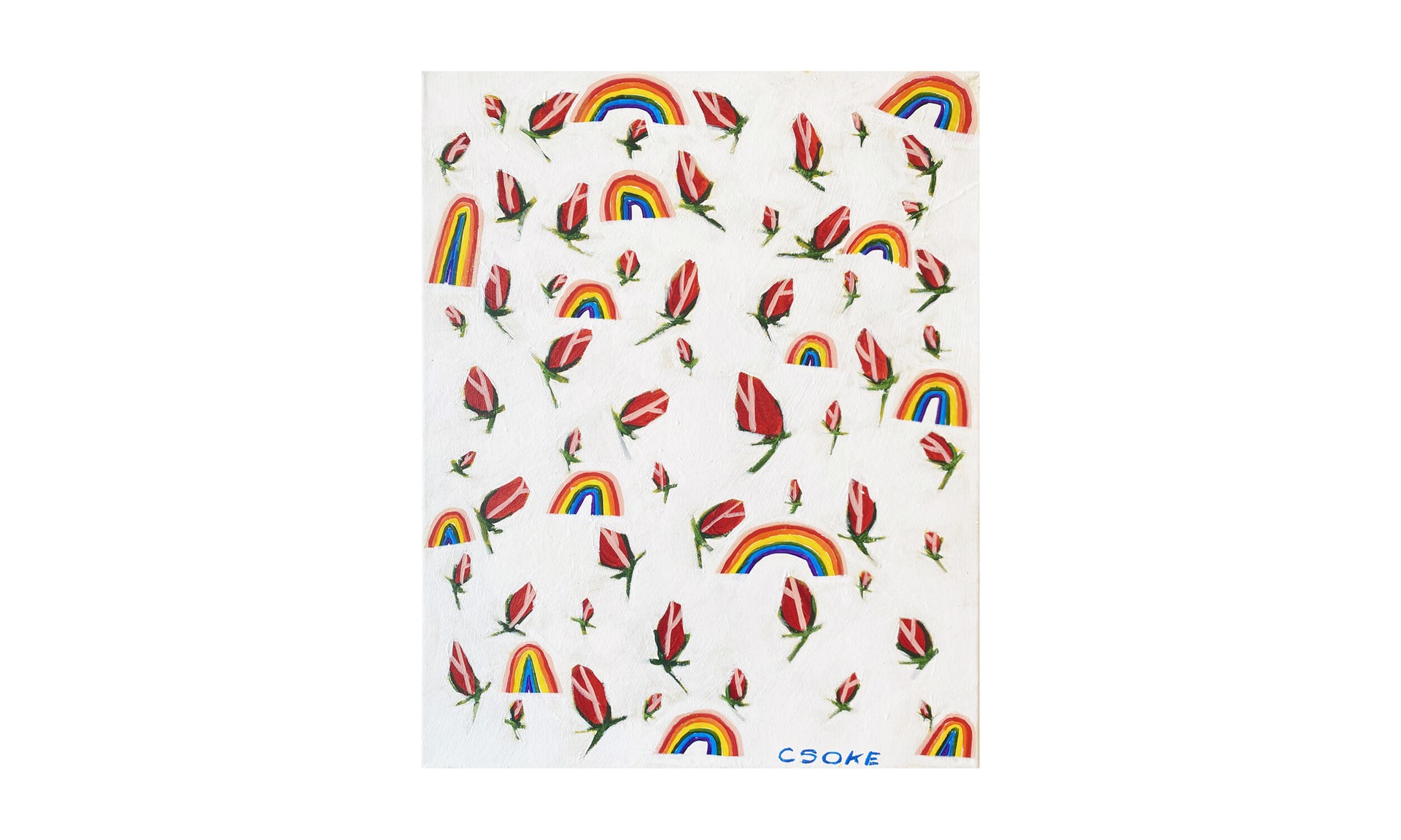 Flowers and Rainbows 2 by SCOTT CSOKE
