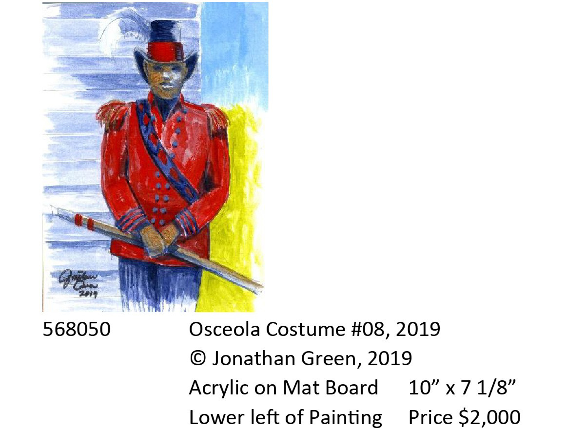 Osceola Costume #8 by Jonathan Green - Pop-Up Event