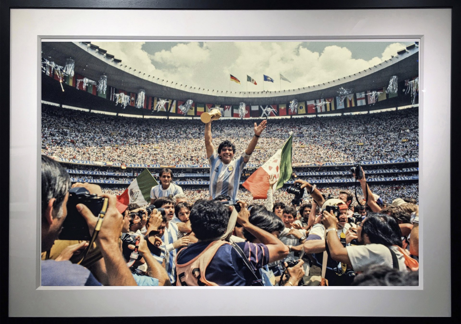 Maradona (color) by David Yarrow