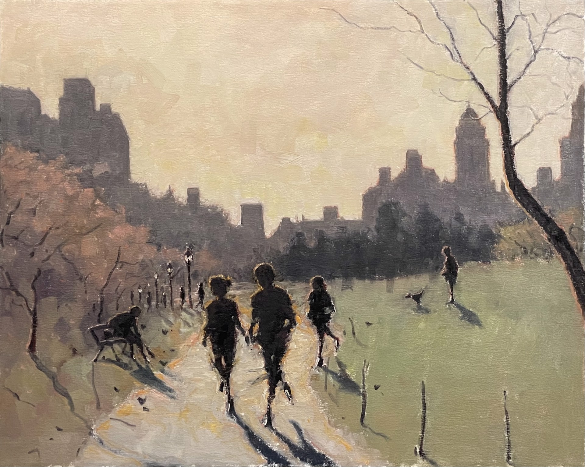Central Park Morning by Brett Weaver