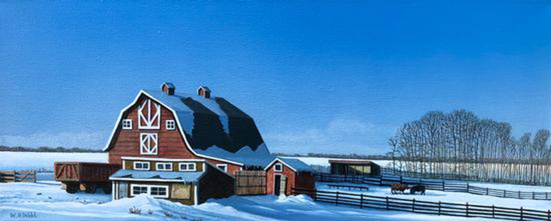 Red Barn by W.H. Webb (1940-2020)