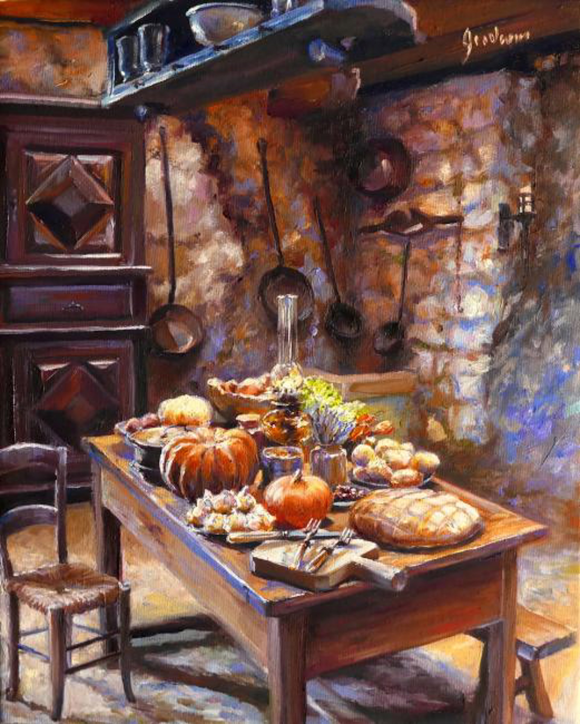 Bounty of the Season, Maison Fortede Reignac by Lindsay Goodwin