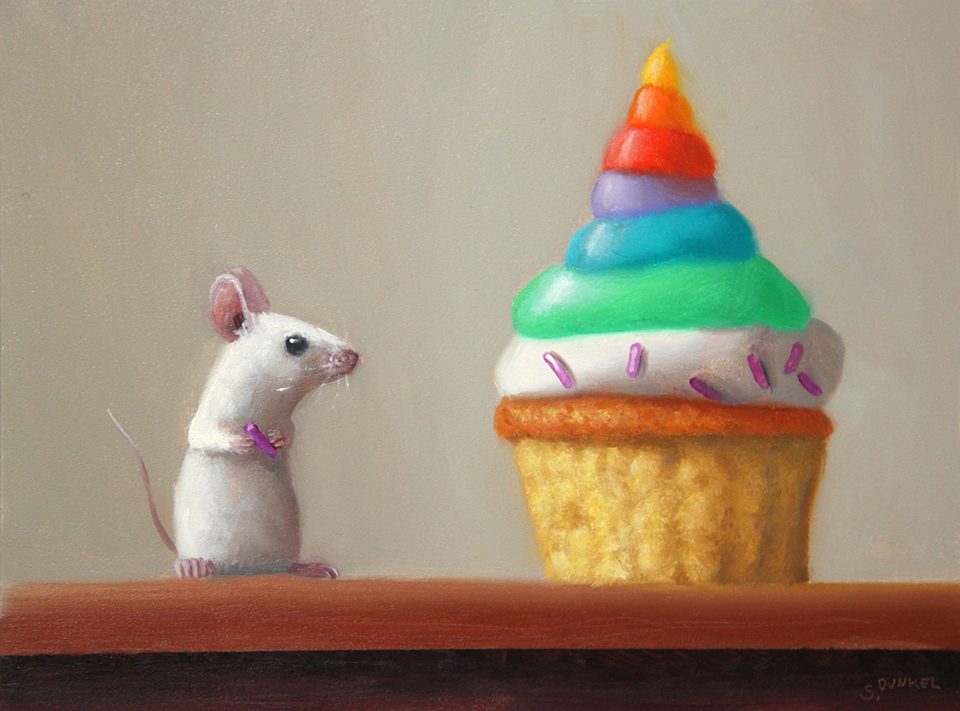 Happy Cupcake by Stuart Dunkel