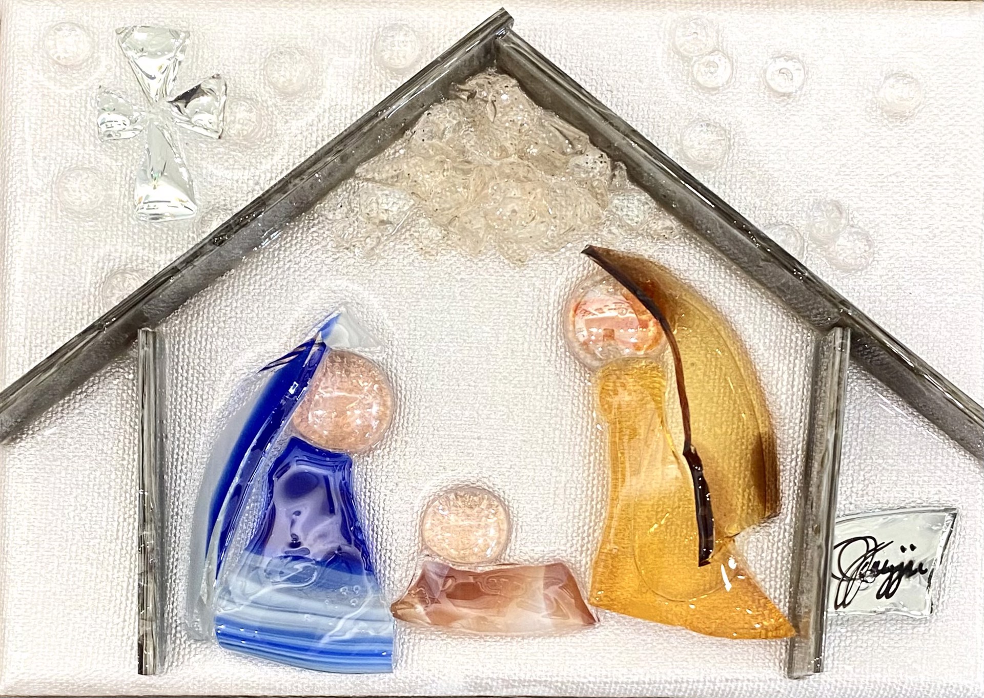Nativity by Good Juju Glass Art