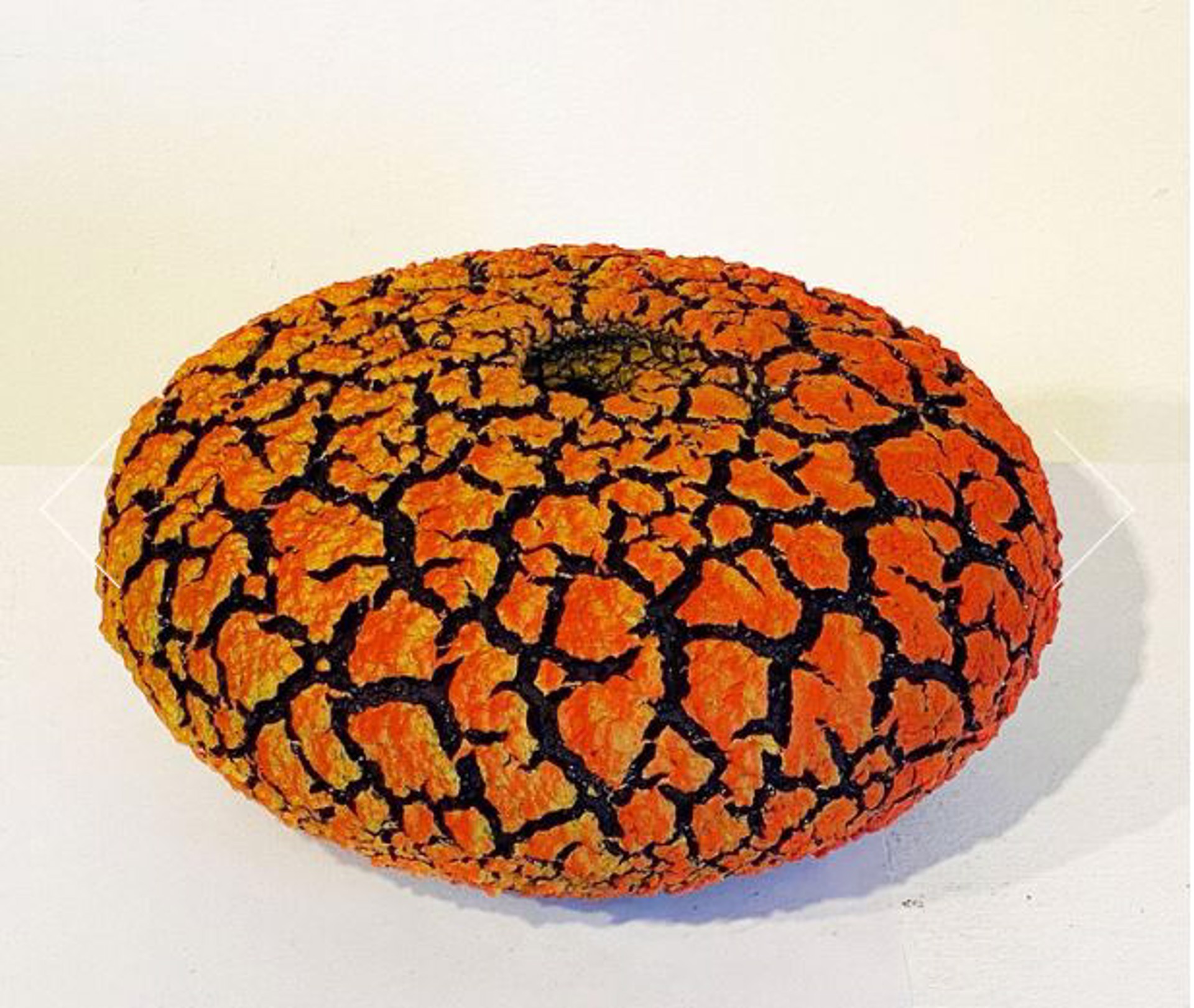 Lichen Vessel - Yellow | Orange 121 by Randy O' Brien