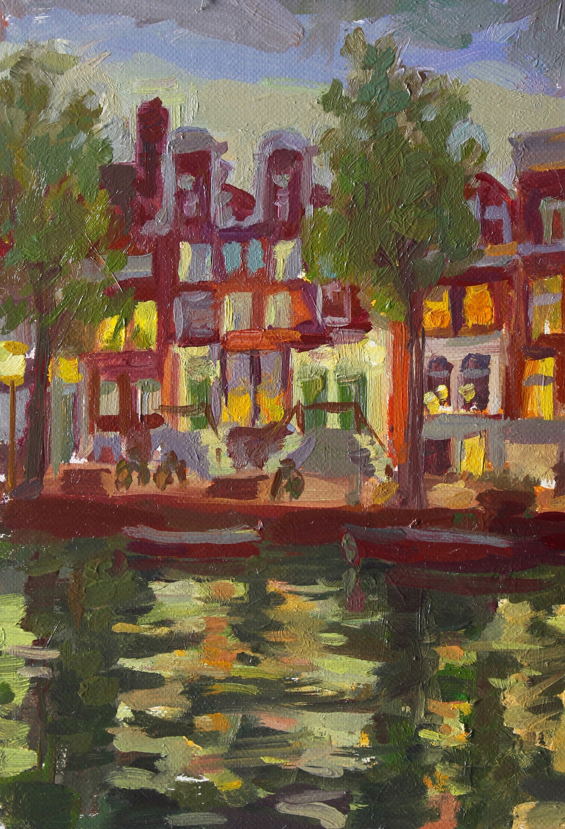 Canal in Amsterdam by Simie Maryles