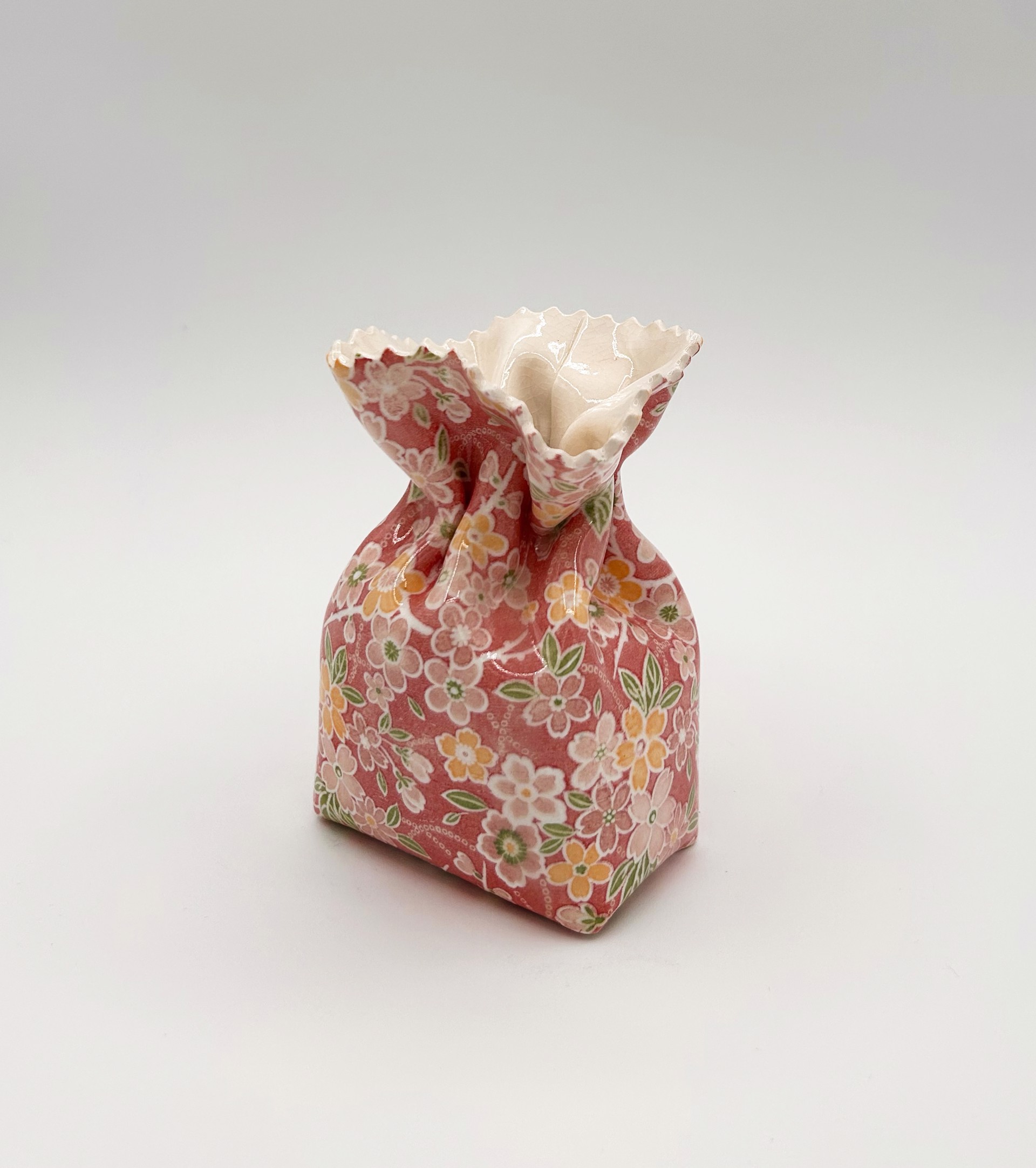 Paper Bag with Flowers by Chandra Beadleston