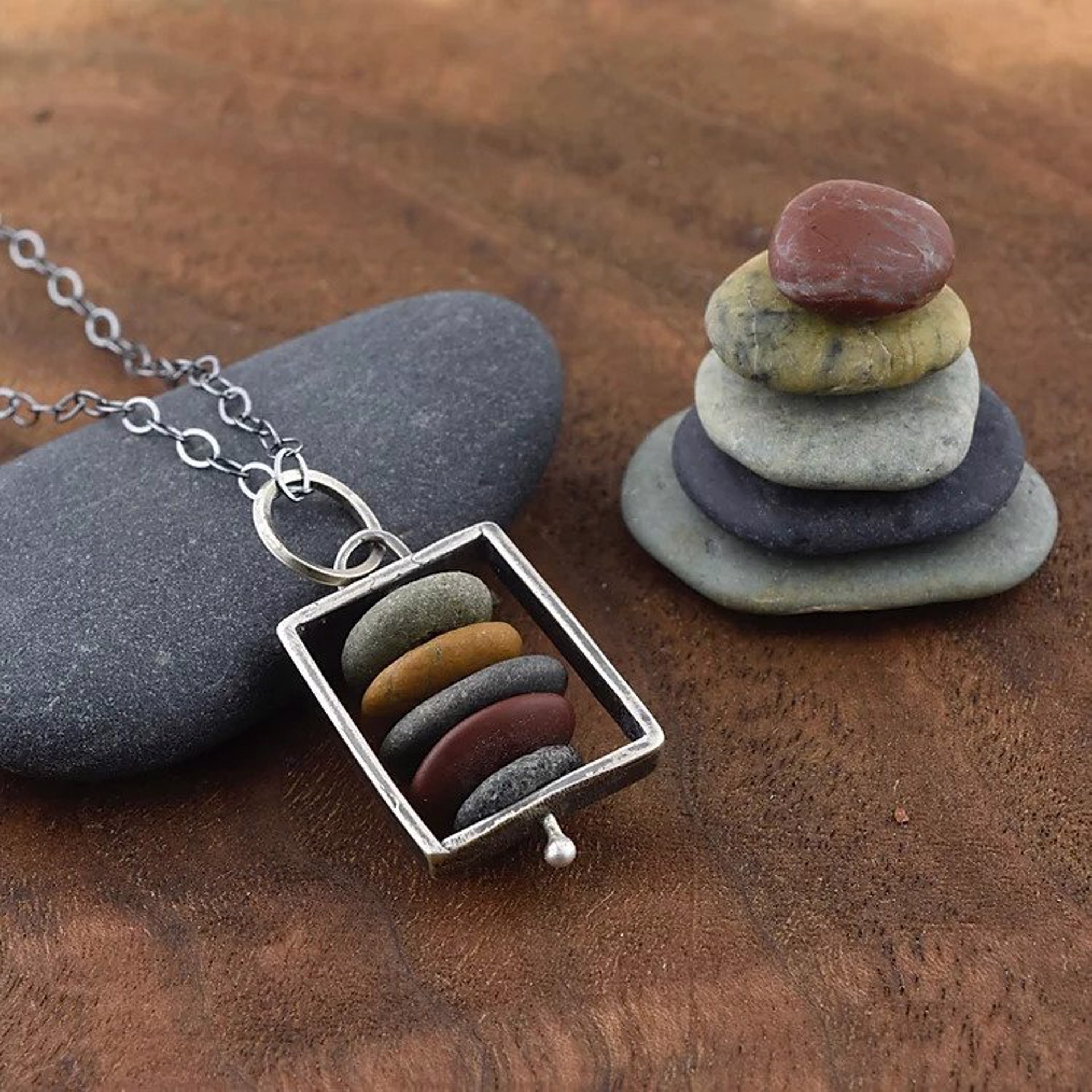 Cairn Necklace Small Box by April Ottey