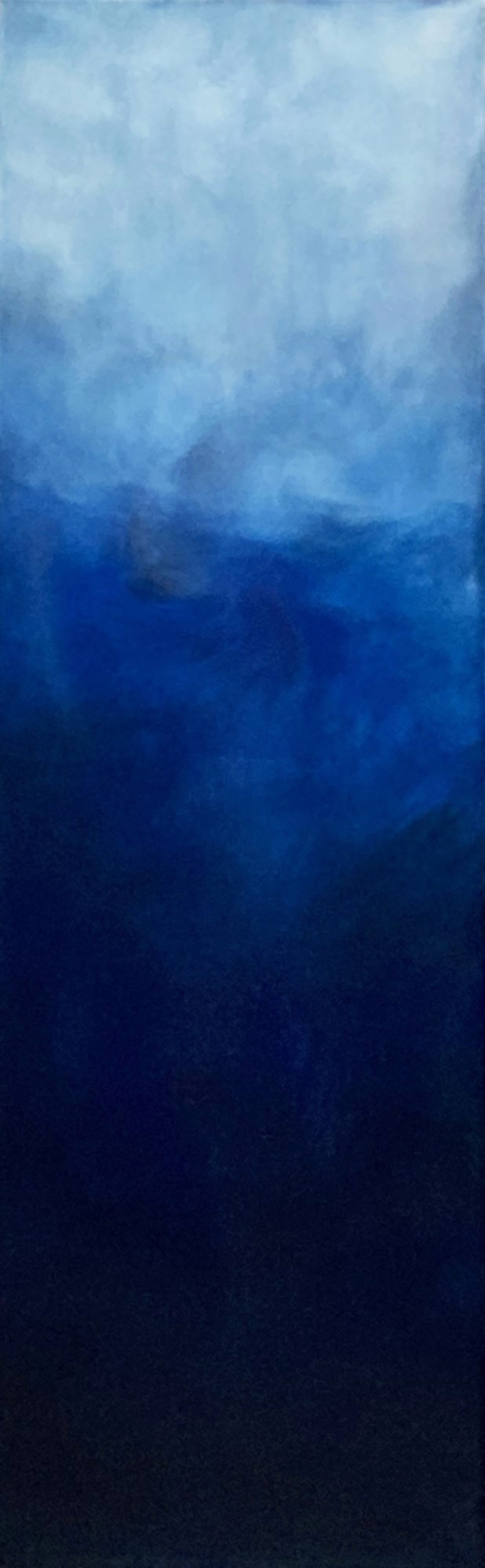 "Blue Into Black No. 3" by Christina Ramirez circa 2007 by Art One Resale Inventory