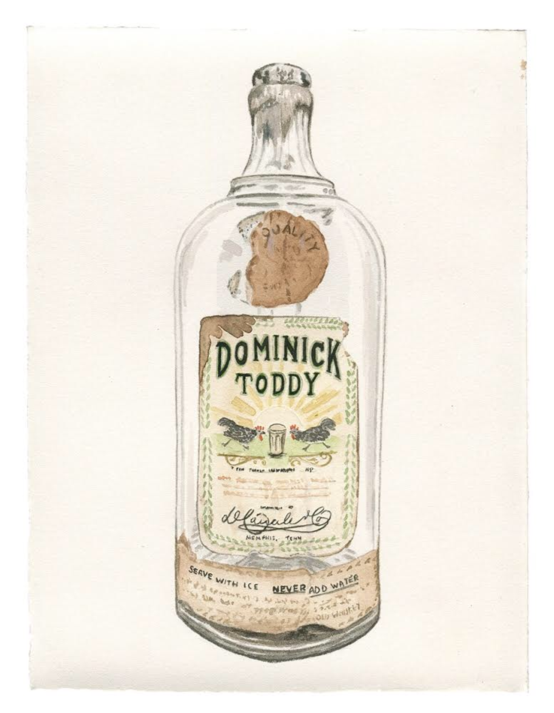 Old Dominick Bottle 3 by Adam Batchelor