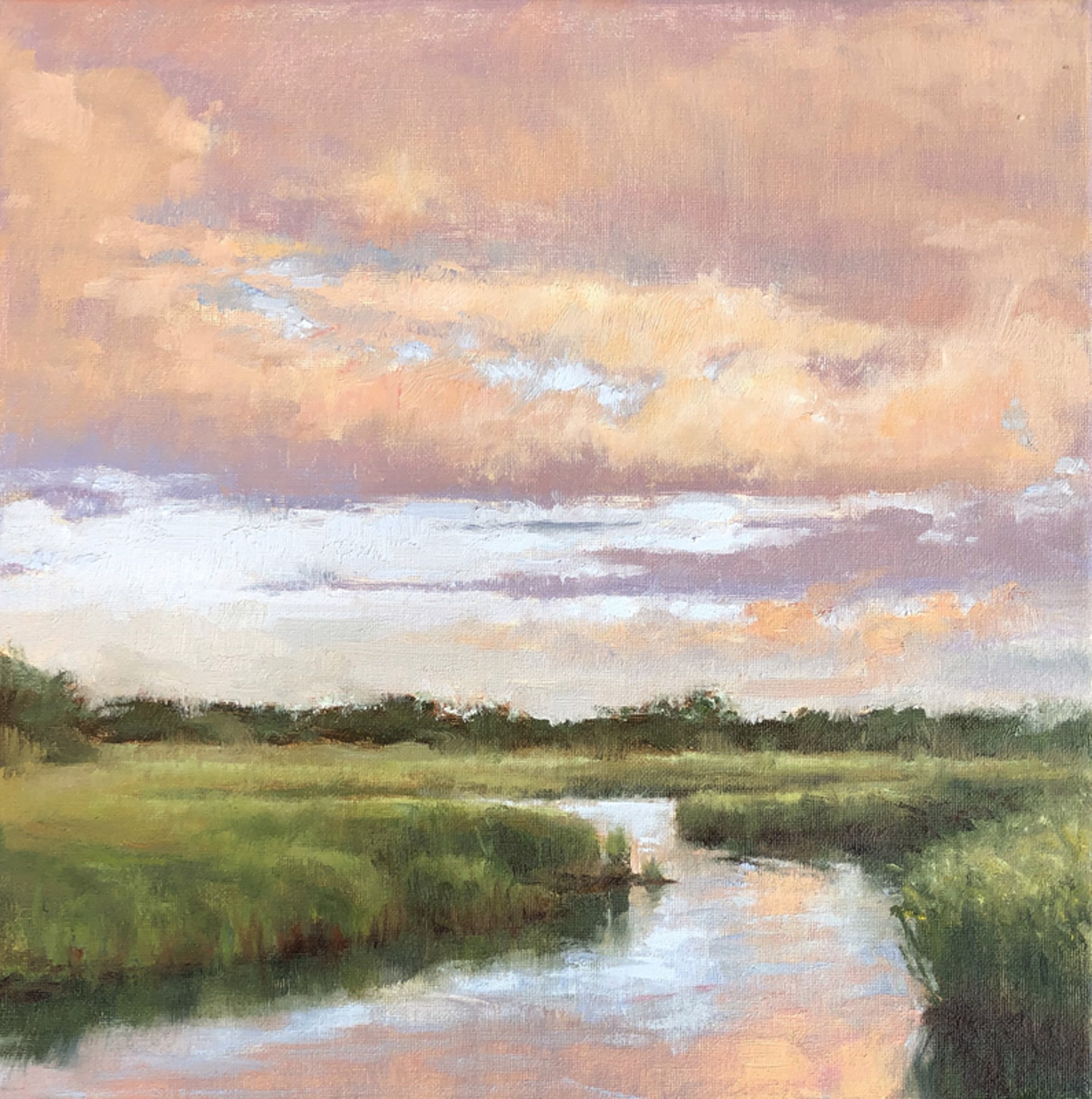 Marsh Sunset by Sue Foell