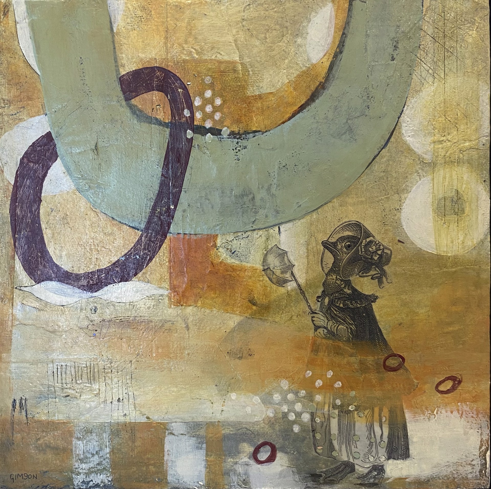 Collage Painting 7 by Steph Gimson