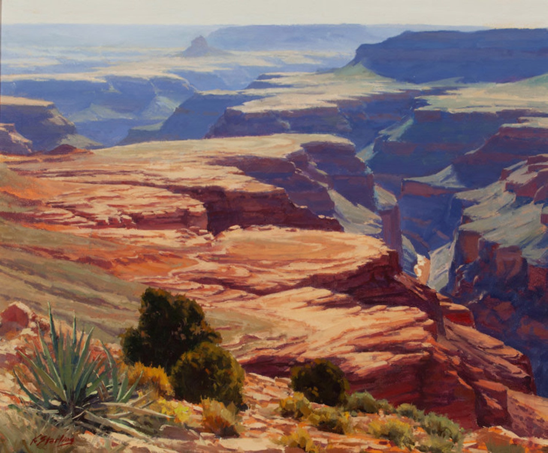 The Esplanade-Grand Canyon by Kate Starling