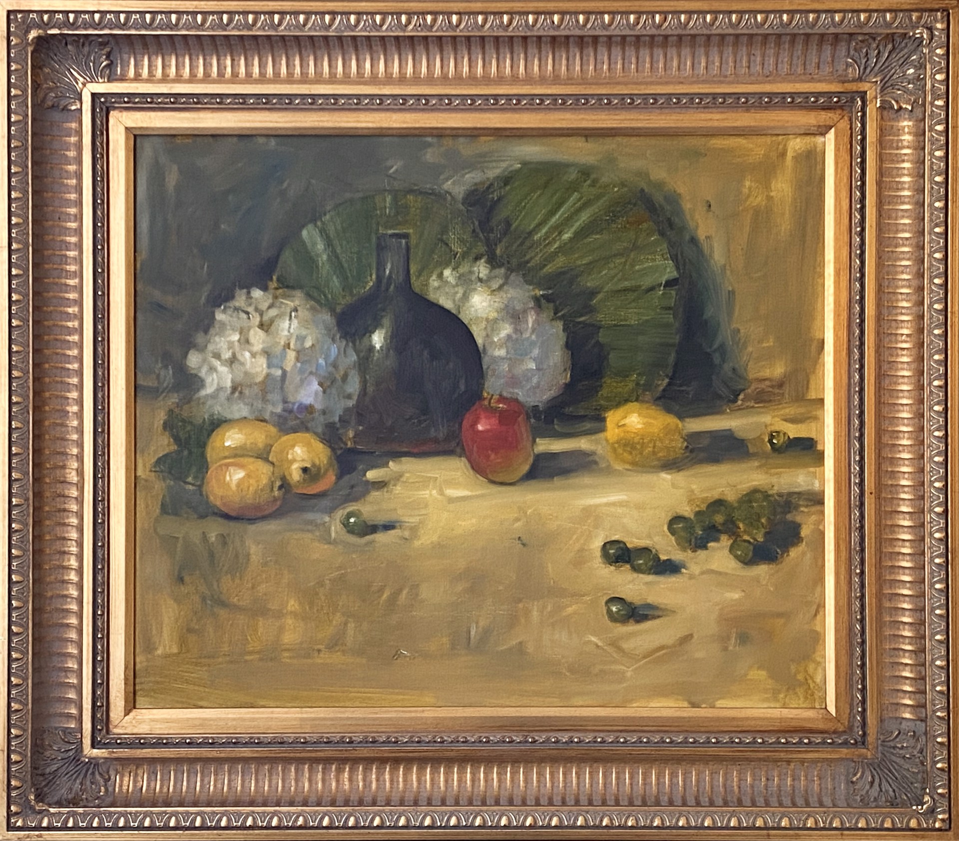 Still Life with Grapes and Apple by John Carroll Doyle
