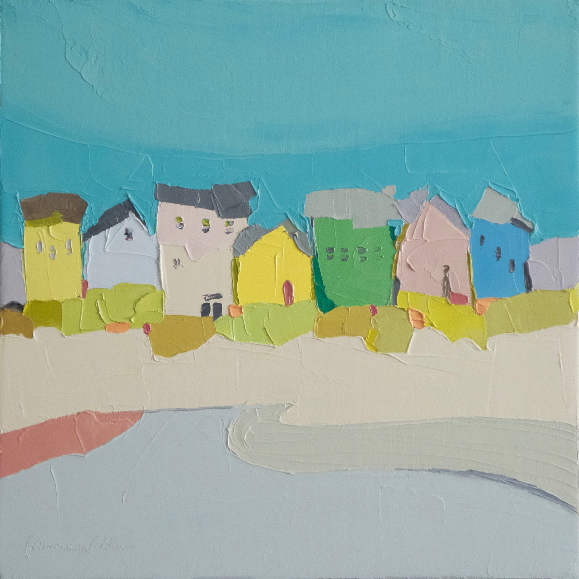 Beach Row by Donna Walker