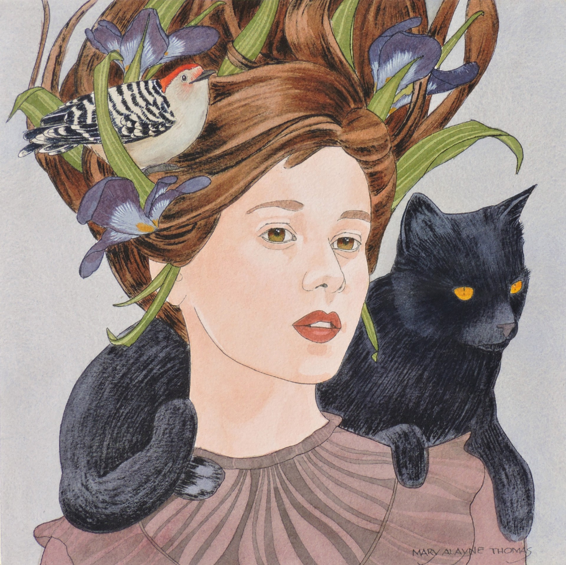 Wild Iris by Mary Alayne Thomas