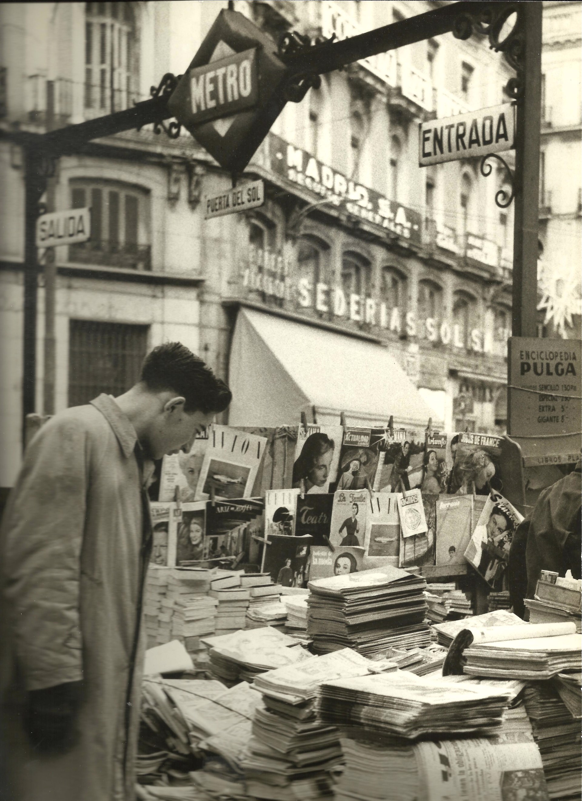 News Stand, Spain 1950's by Paula Kotis